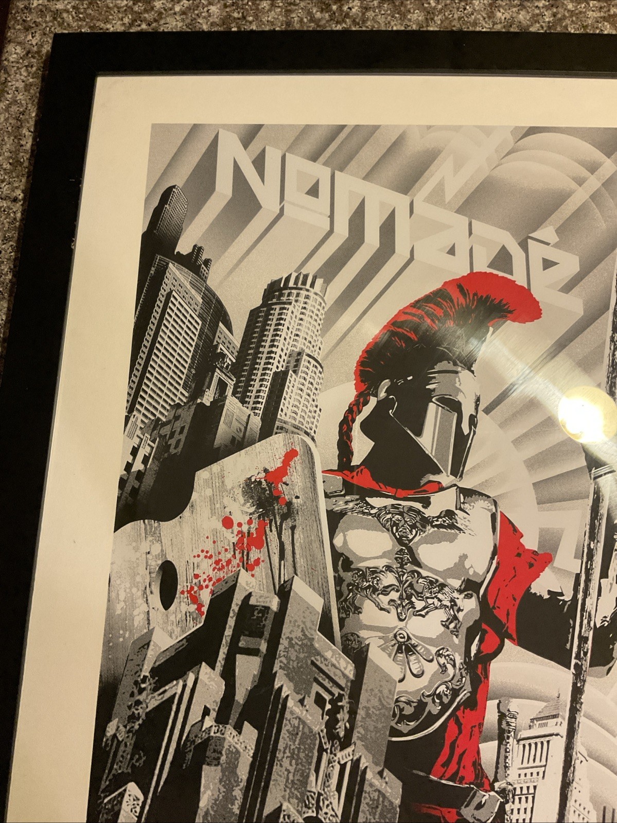 Nomadé Limited Edition Signed Framed Art Print 26/150 w/ Stamp of Authenticity