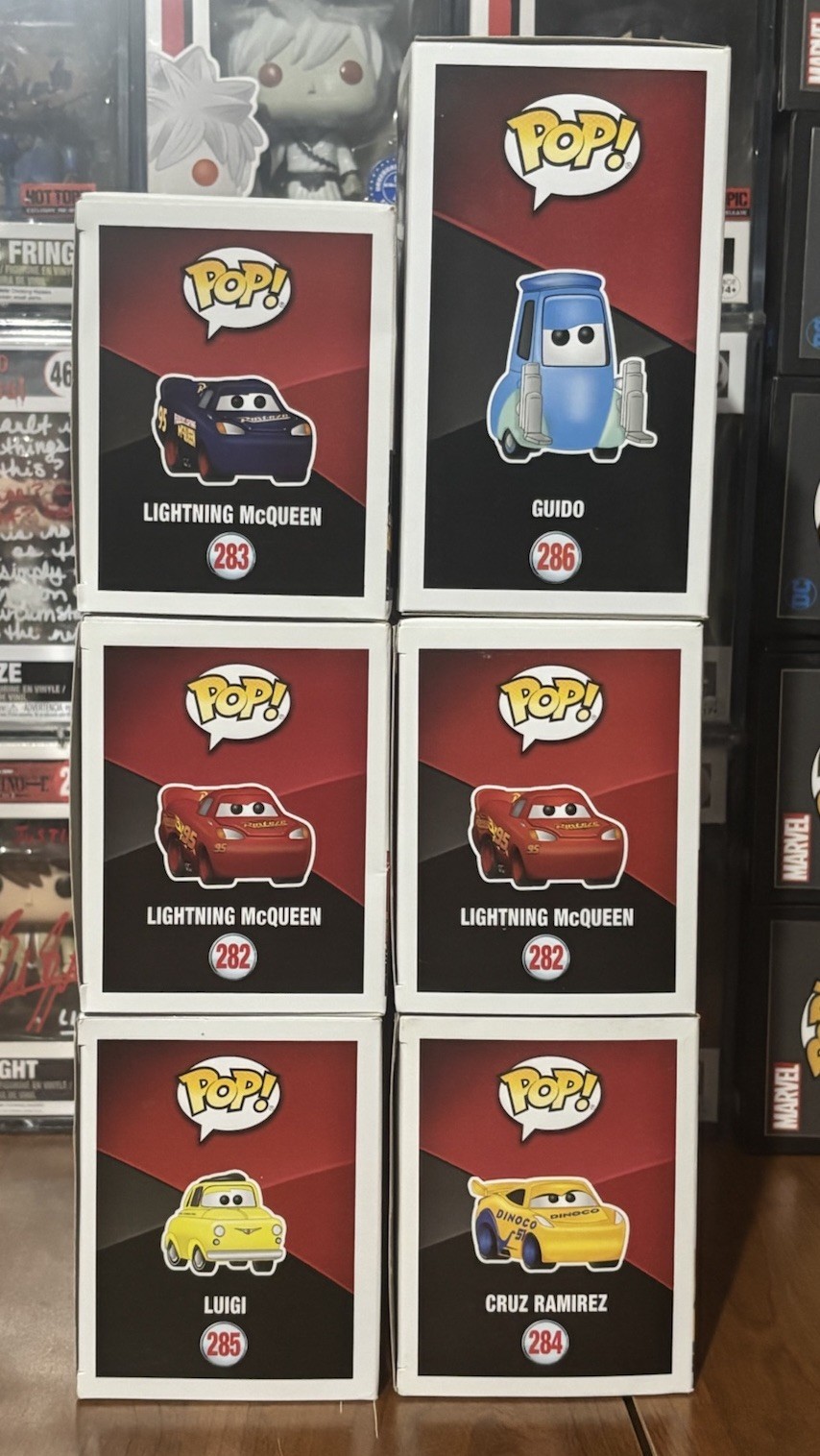 Funko Pop Cars 3 Lightning McQueen 282 283 Cruz 284 Luigi 285 Guido 286 W Protec
