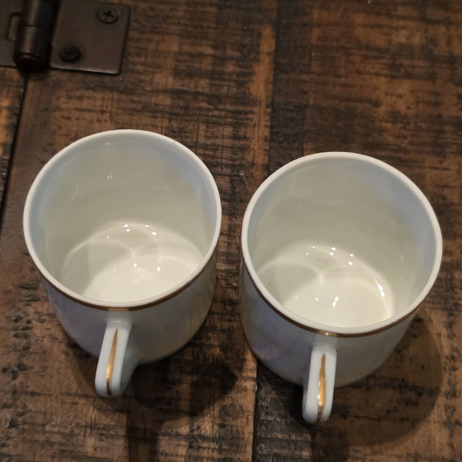 Vtg 4 Piece Fine Porcelain Demitasse Espresso Cup & Saucer Set – Made In Japan