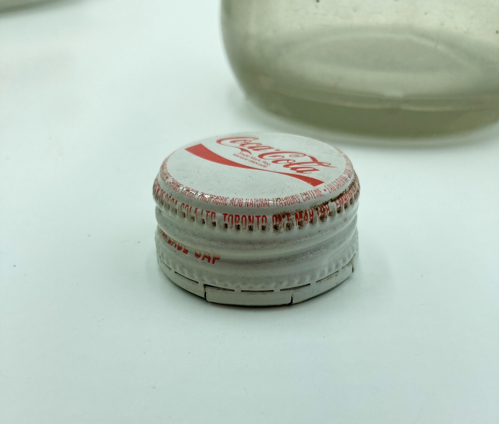Coca Cola Glass 1.5 Liter Refillable Bottle Price $1.09 Screw Cap Toronto Canada