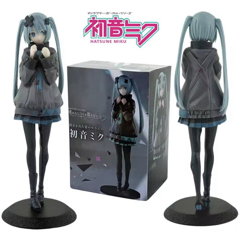 Hatsune Miku Anime Figure PVC Collectible Statue w/ Display Box Gift