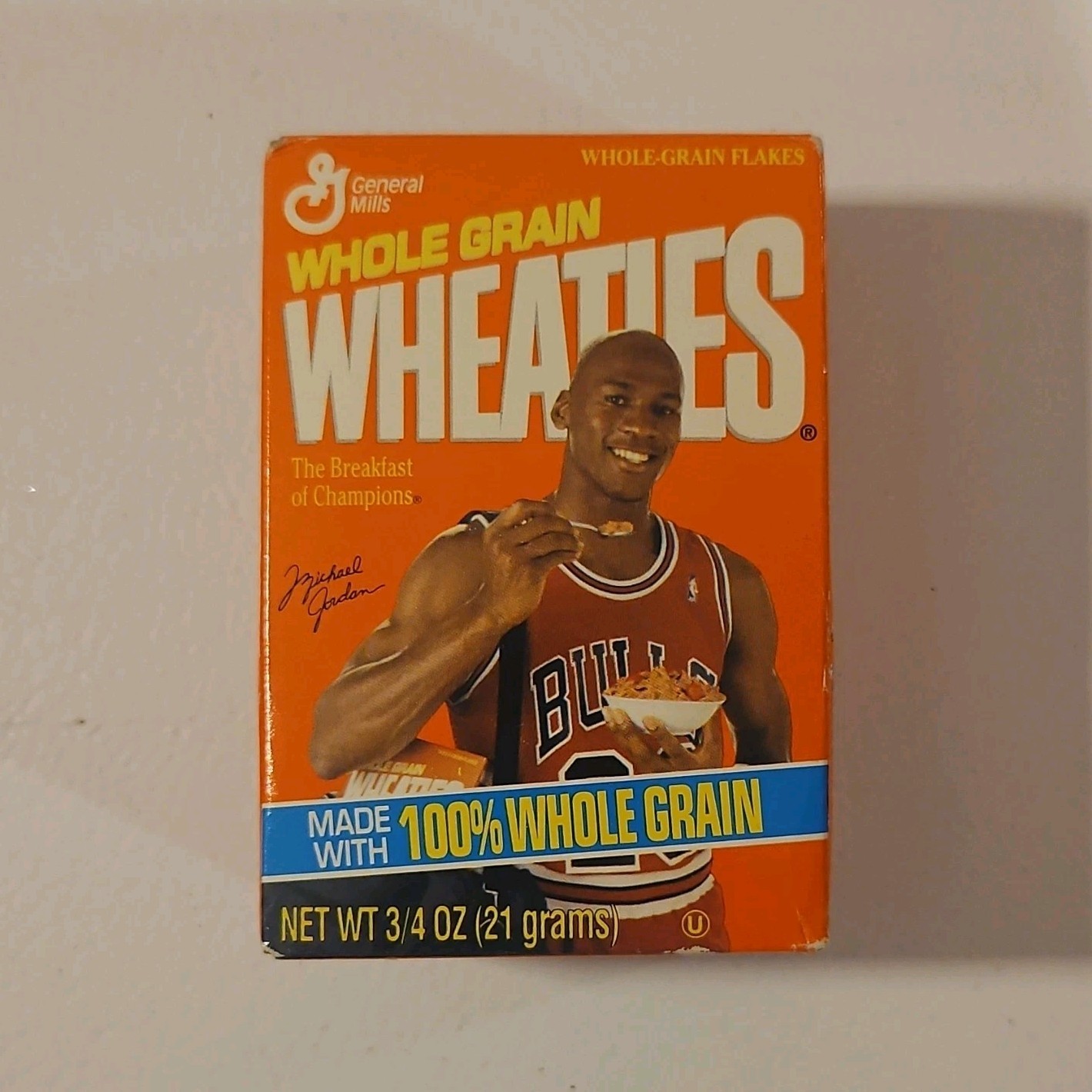 General Mills Wheaties Whole Grain Flakes Michael Jordan Chicago Bulls