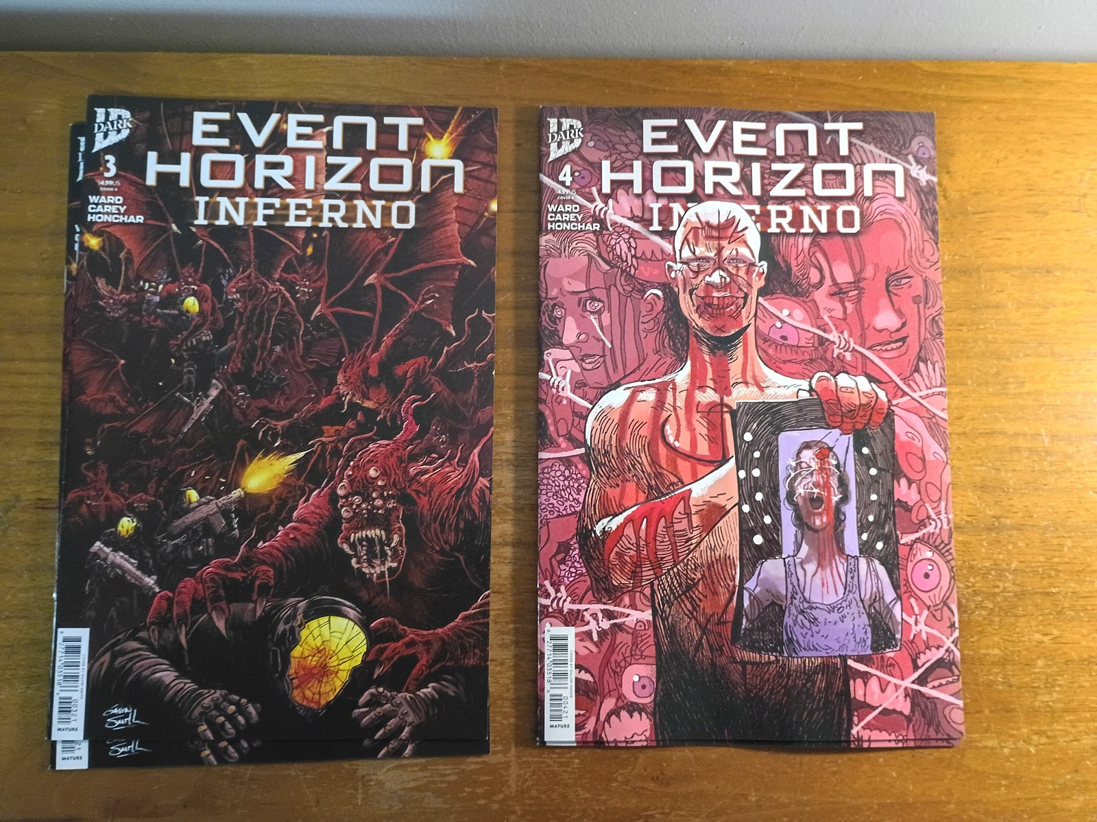 EVENT HORIZON INFERNO # 3 & 4 B COVERS IDW COMICS 2026 NM+