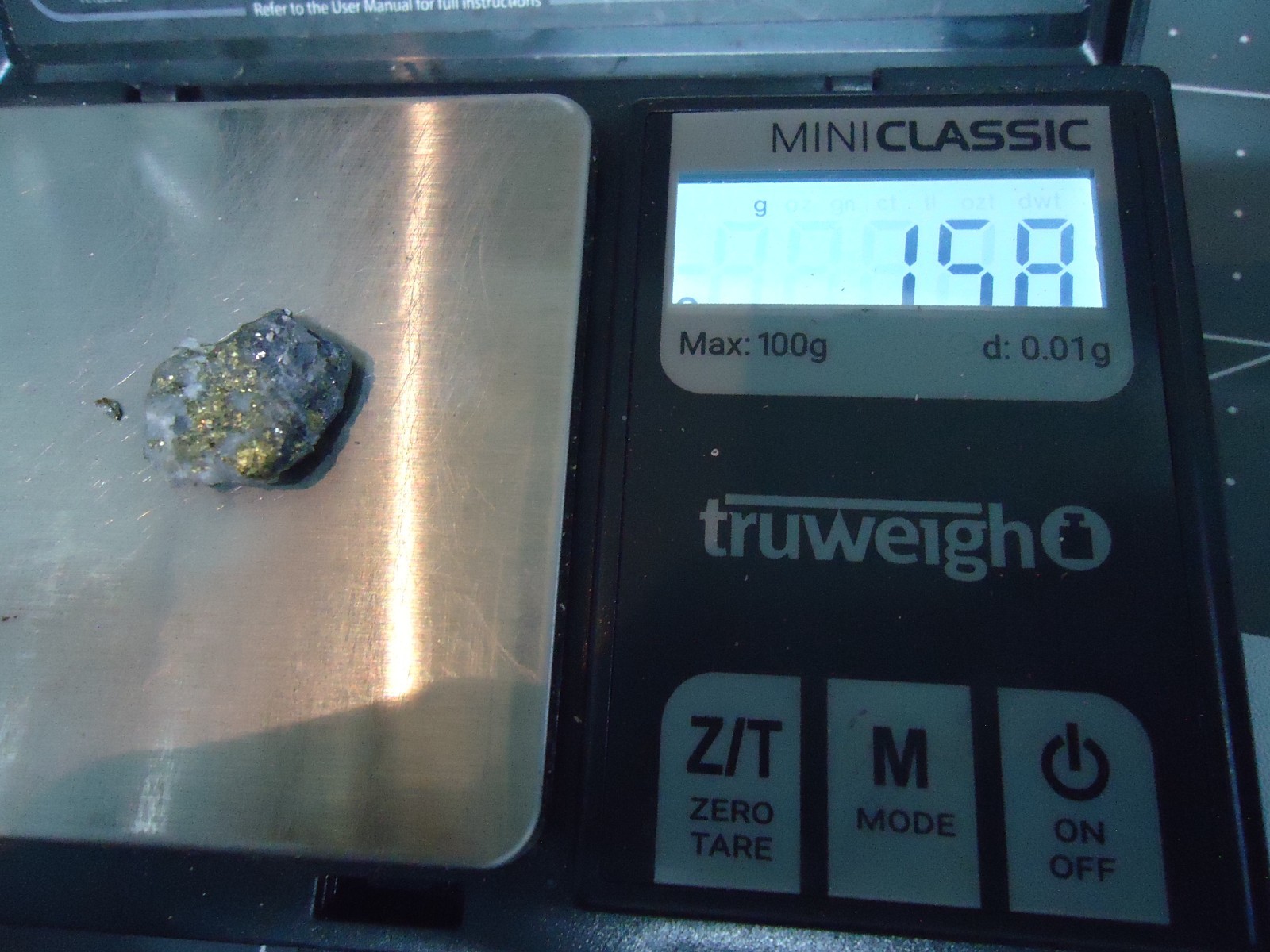 Visible GOLD & CALAVERITE in Quartz Specimen Sunnyside Mine, Silverton COLORADO