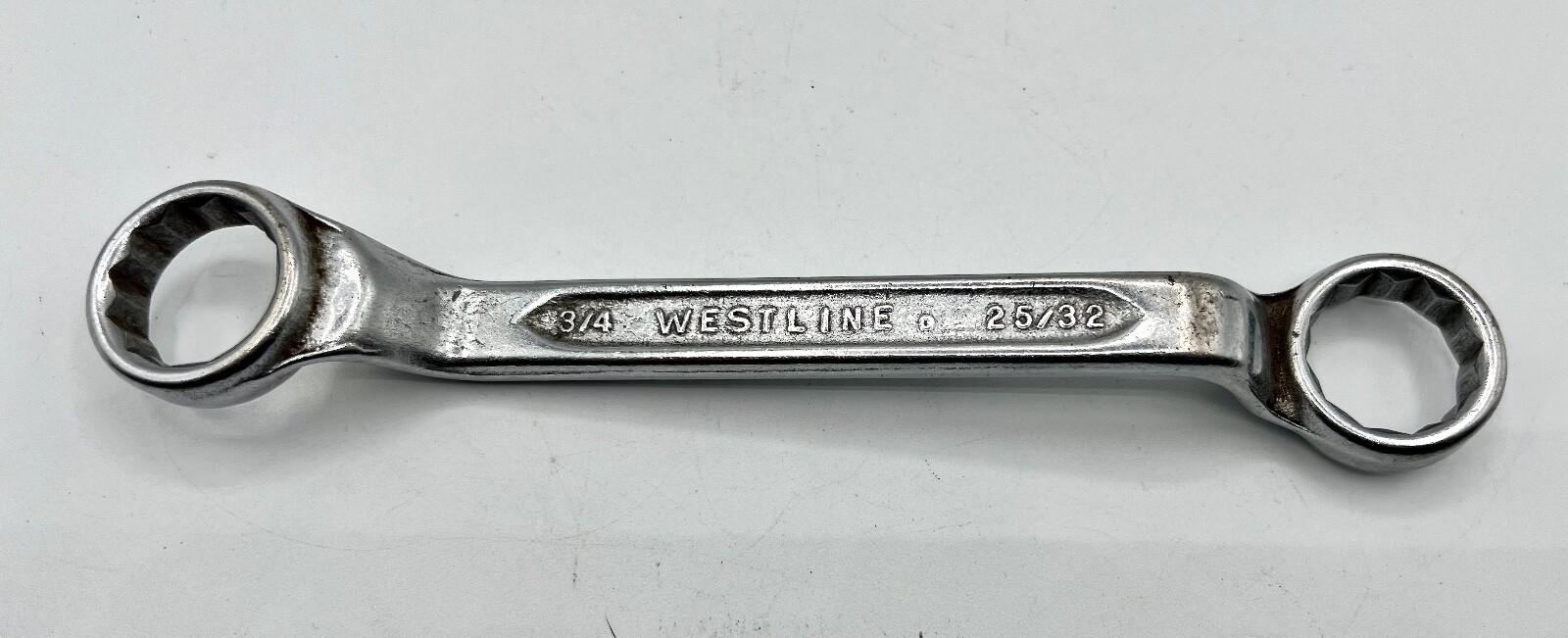 VTG WESTLINE 3/4″ x 25/32″ 12pt Double Box End Wrench Forged in USA