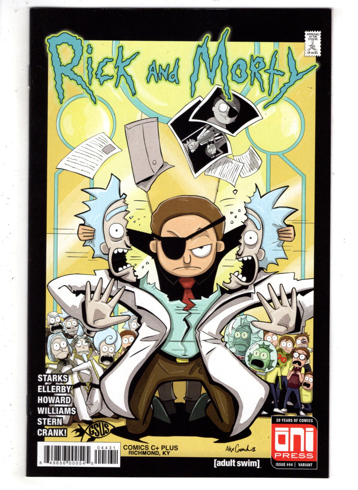 RICK AND MORTY #44 (2018) – GRADE NM – GSUS EXCLUSIVE VARIANT – ONI PRESS!