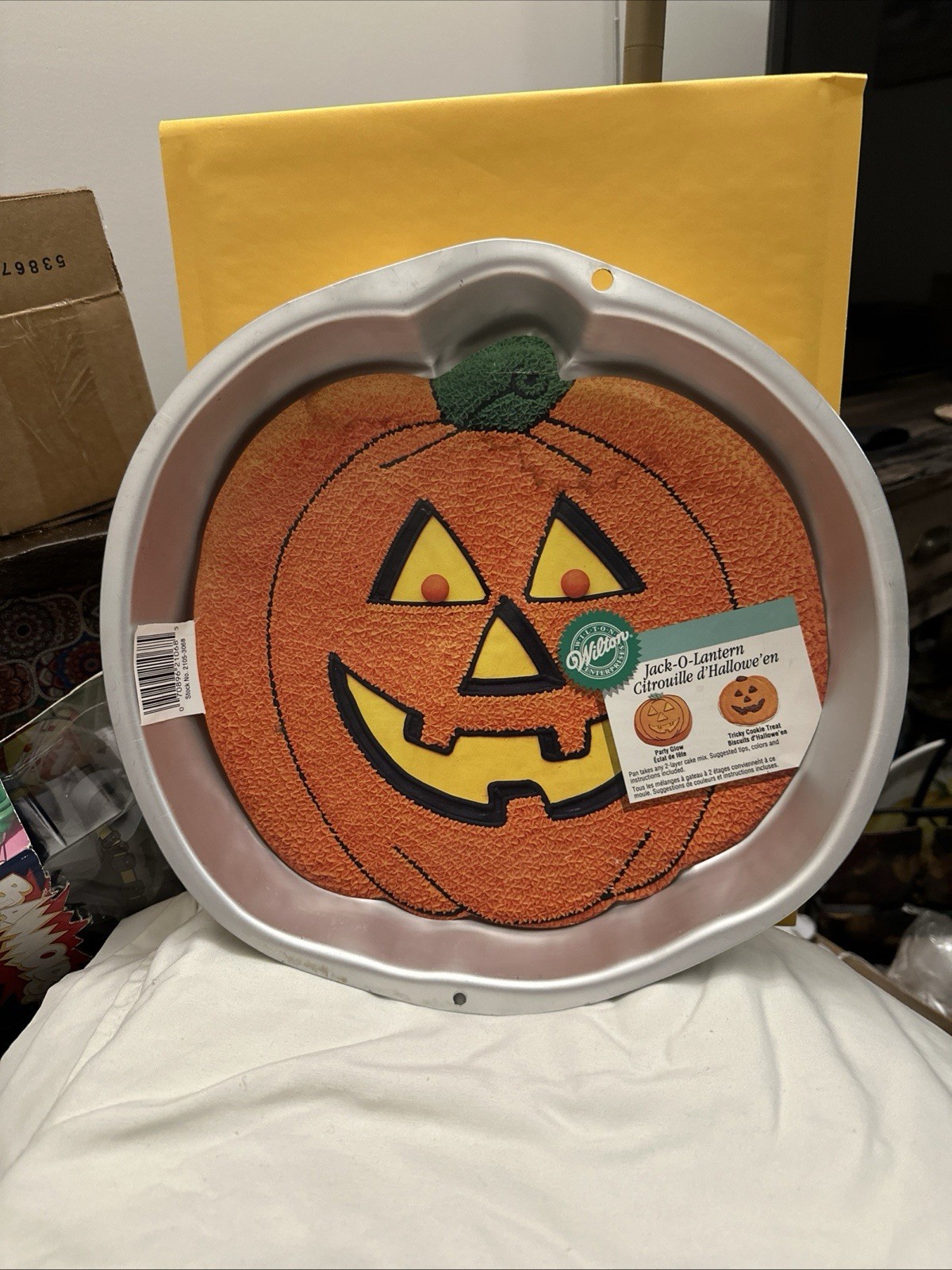 1995 Wilton Jack-O-Lantern Pumpkin Halloween Cake Baking Pan (2105-3068)