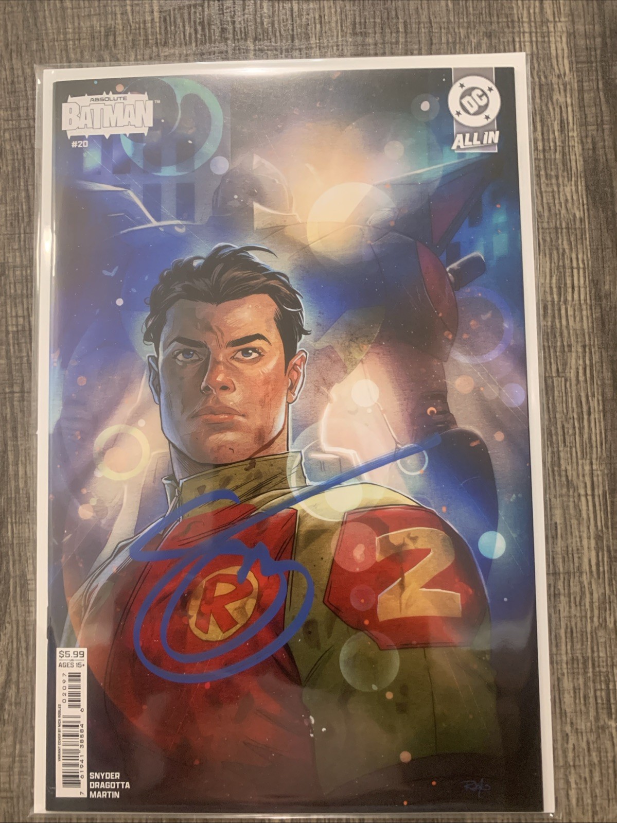 Absolute Batman #20 Nick Robles Variant 1st Print Signed by Scott Snyder W/Coa