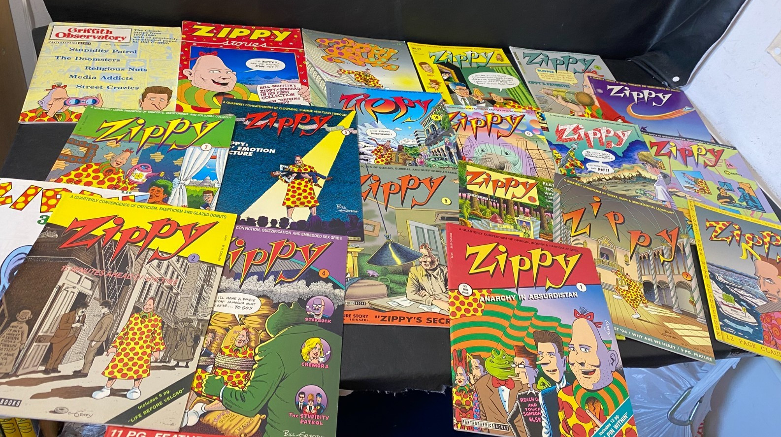 Zippy Comic Book lot Comics BILL GRIFFITH Fantagraphics Stories collection