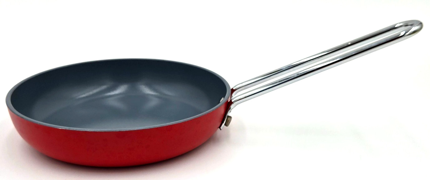 Fiesta Red Mini Fry Pan 5″ Nonstick Skillet Small Egg Omelet Pan Kitchen