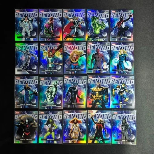🦄DF 2026 TOPPS CHROME MARVEL COMIC THE BEYOND REFRACTOR FULL SET #TB 1-20 LOT20