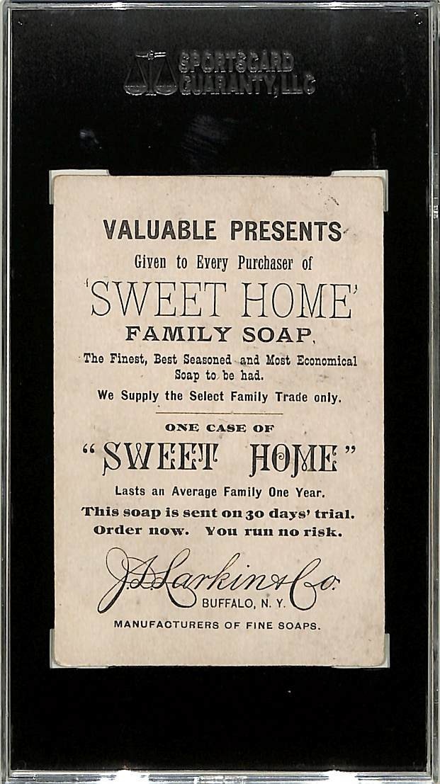 1885 J.D. Larkin & Co Sweet Home Soap President John Quincy Adams SGC 4