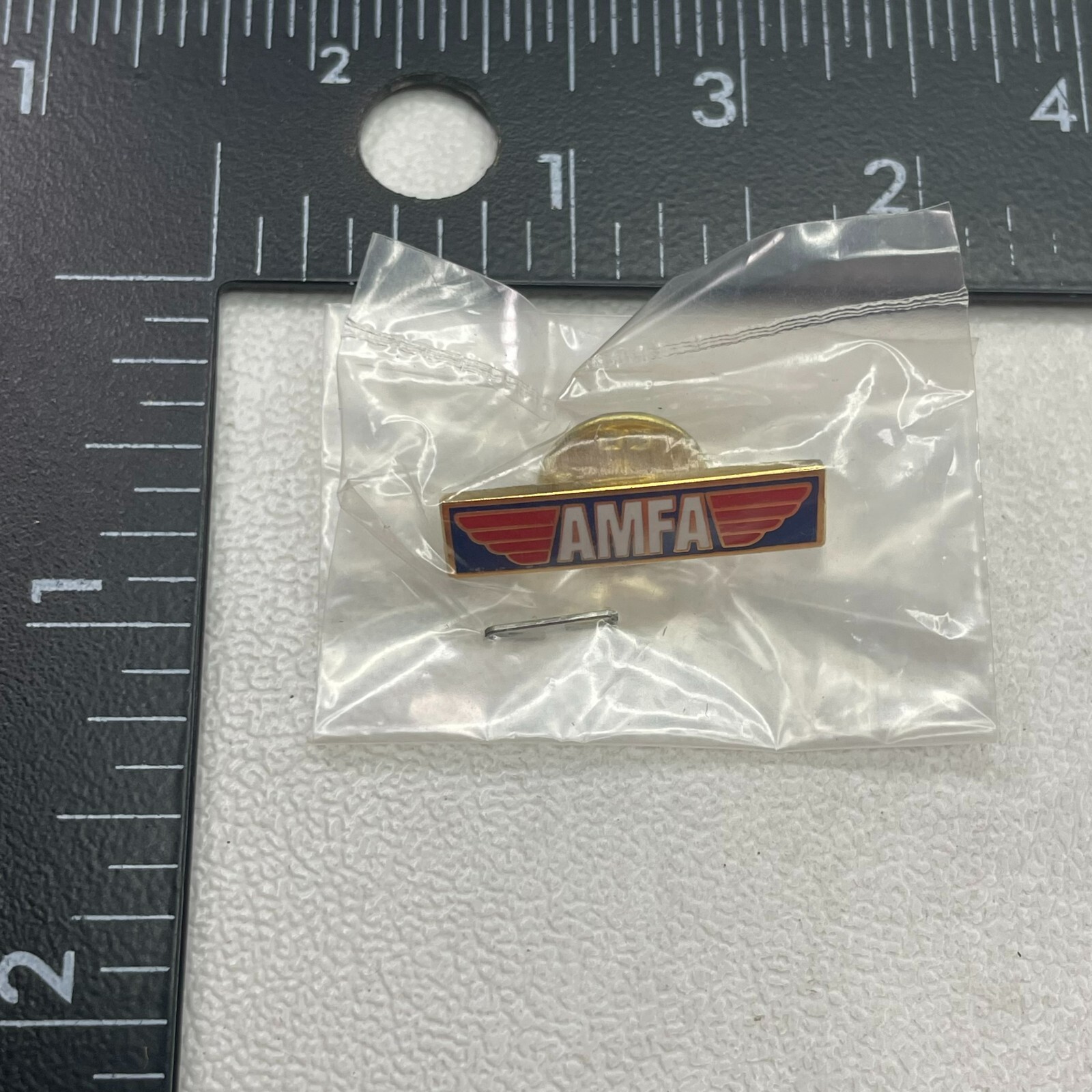 AVIATION UNION AMFA Aircraft Mechanics Fraternal Association Pinback Pin (004M