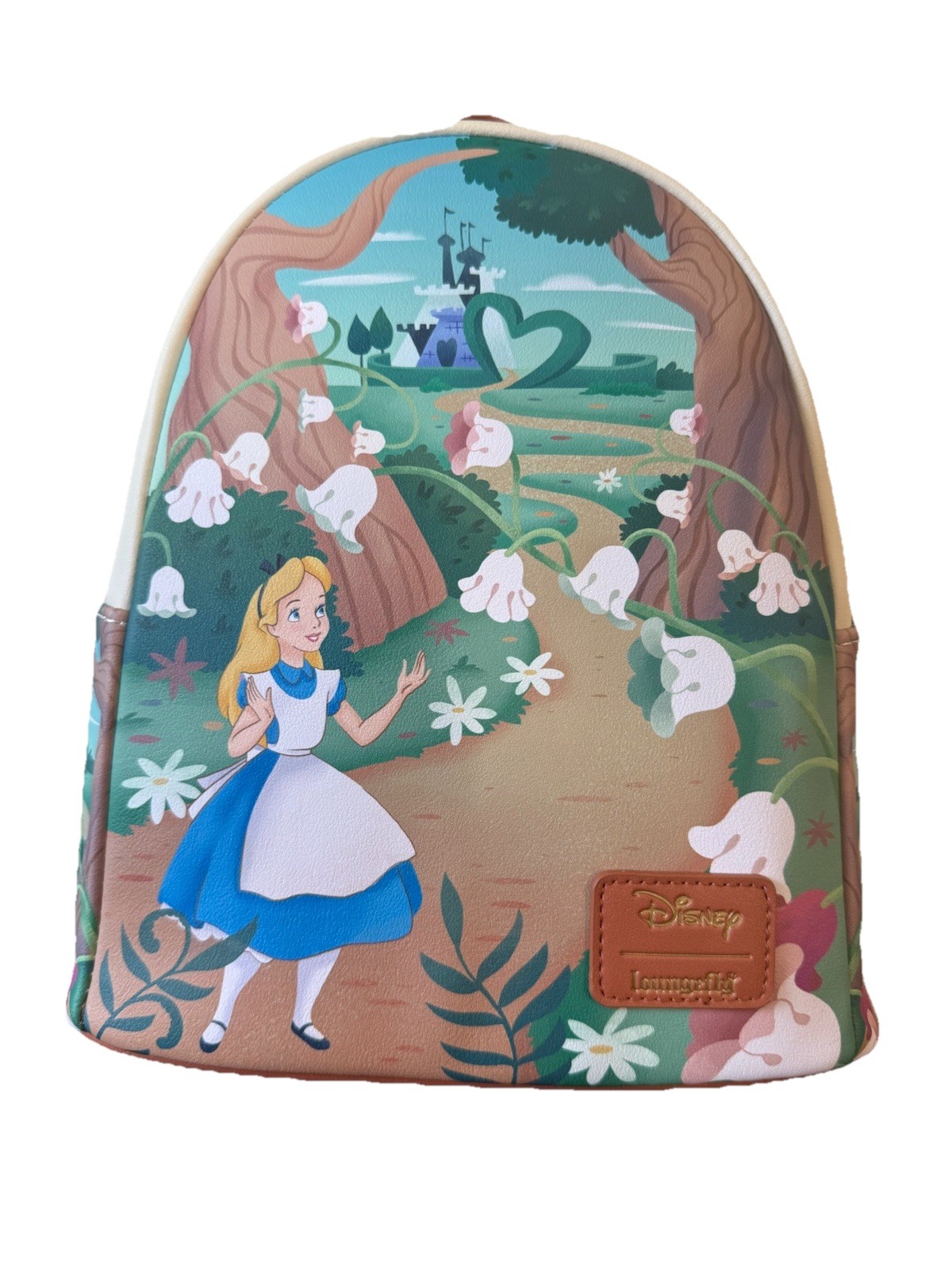 Hot Topic Loungefly Disney Alice In Wonderland Flower Walkway Backpack Purse