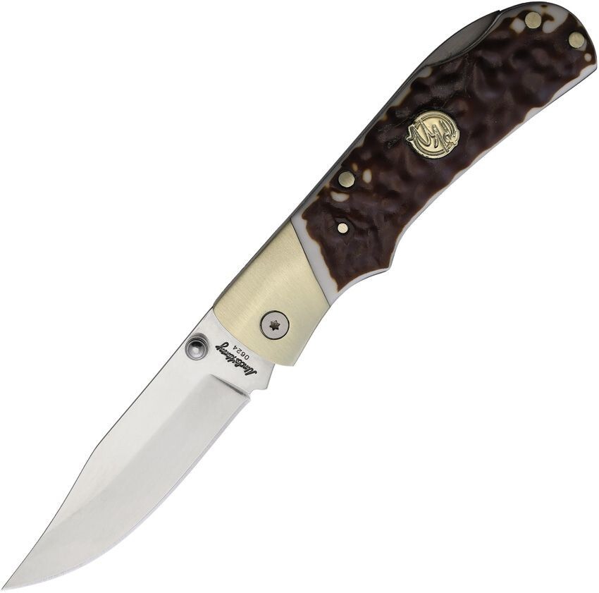 Schrade Uncle Henry Folding Knife 3″ Satin 7Cr17MoV Steel Blade Staglon Handle