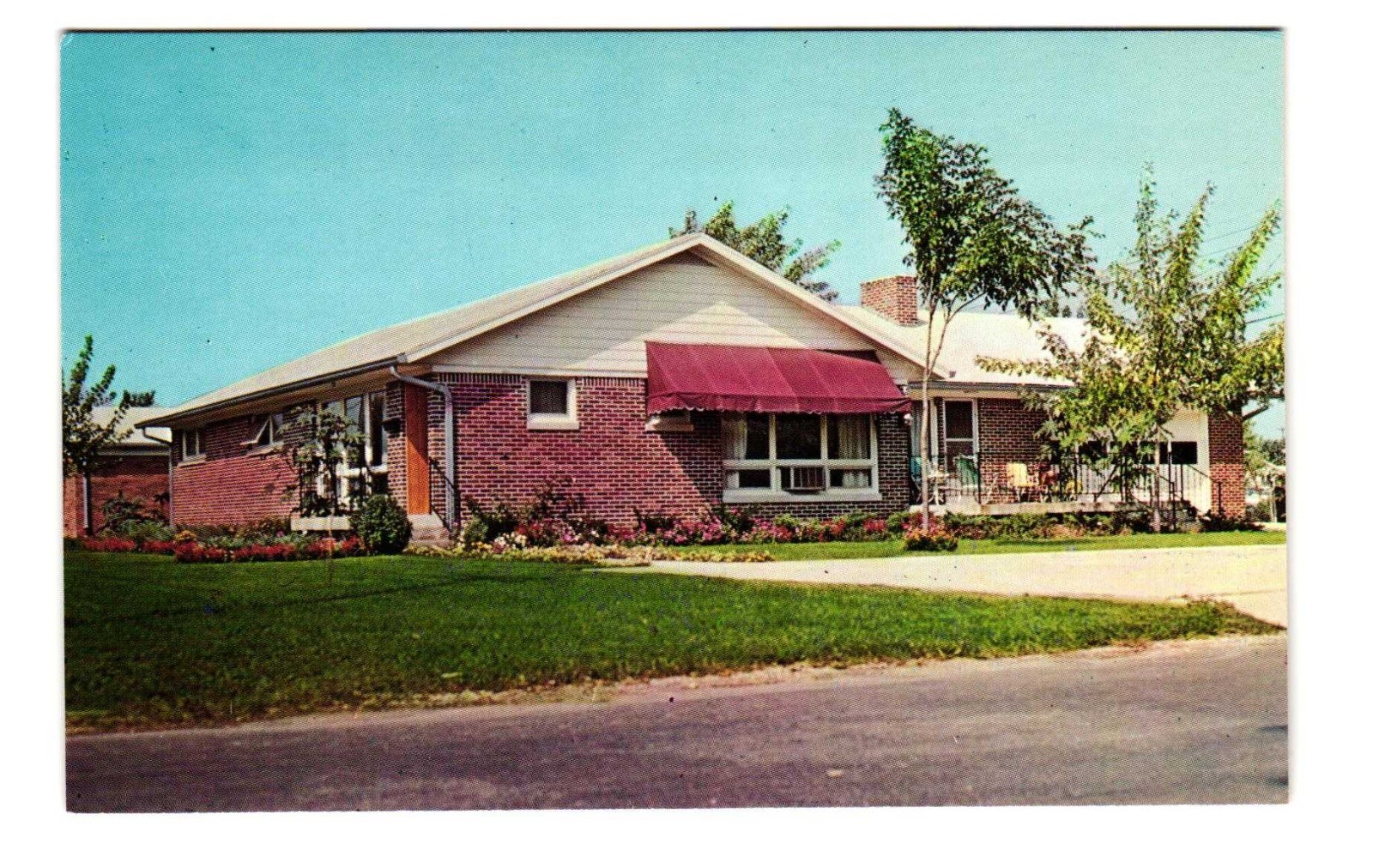 Barnett Barber Shop Barnett Insurance Agency & Real Estate Whiteland IN Postcard
