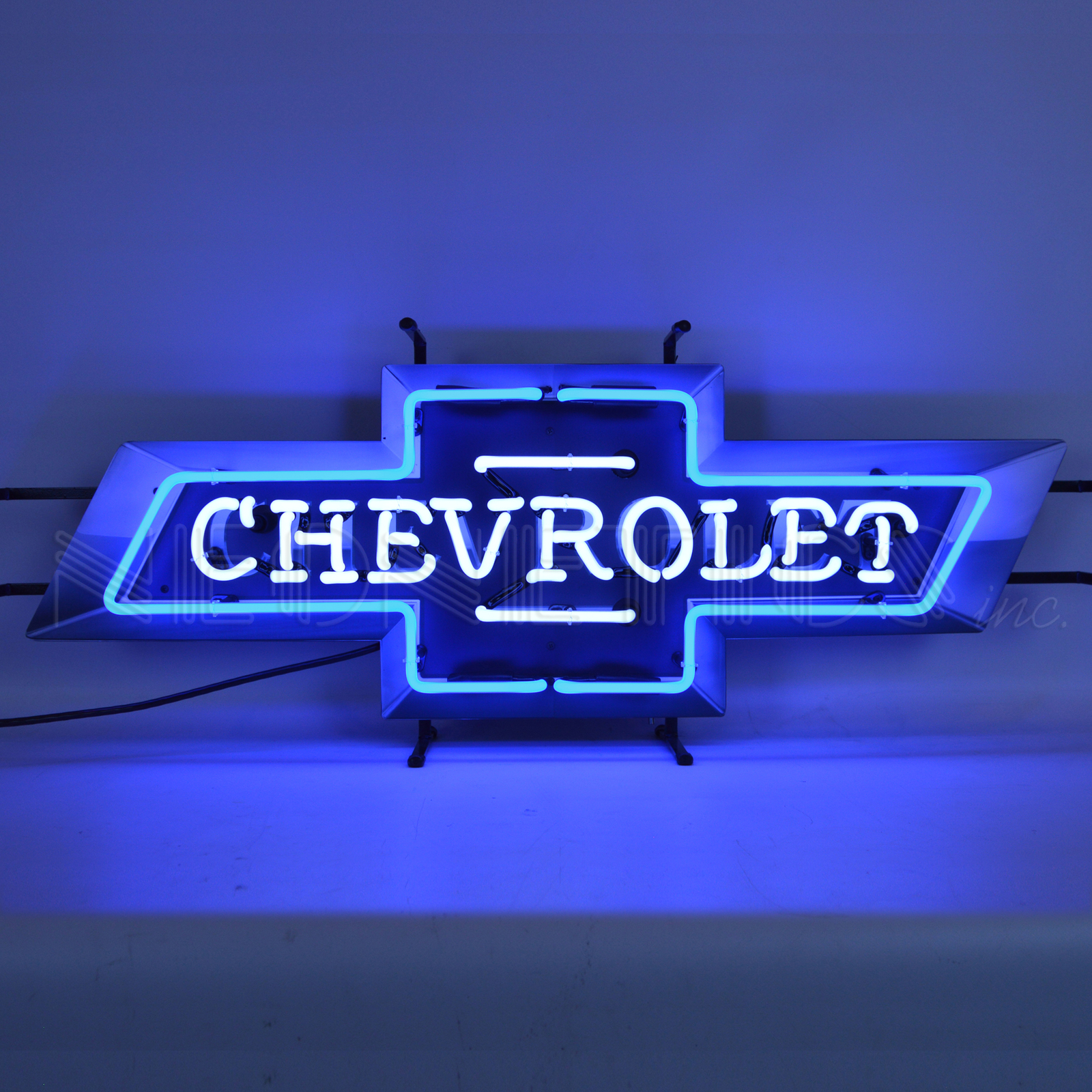 Neonetics 5CHEVB Chevrolet Bowtie Car Garage Highway Neon Sign 37″X14″
