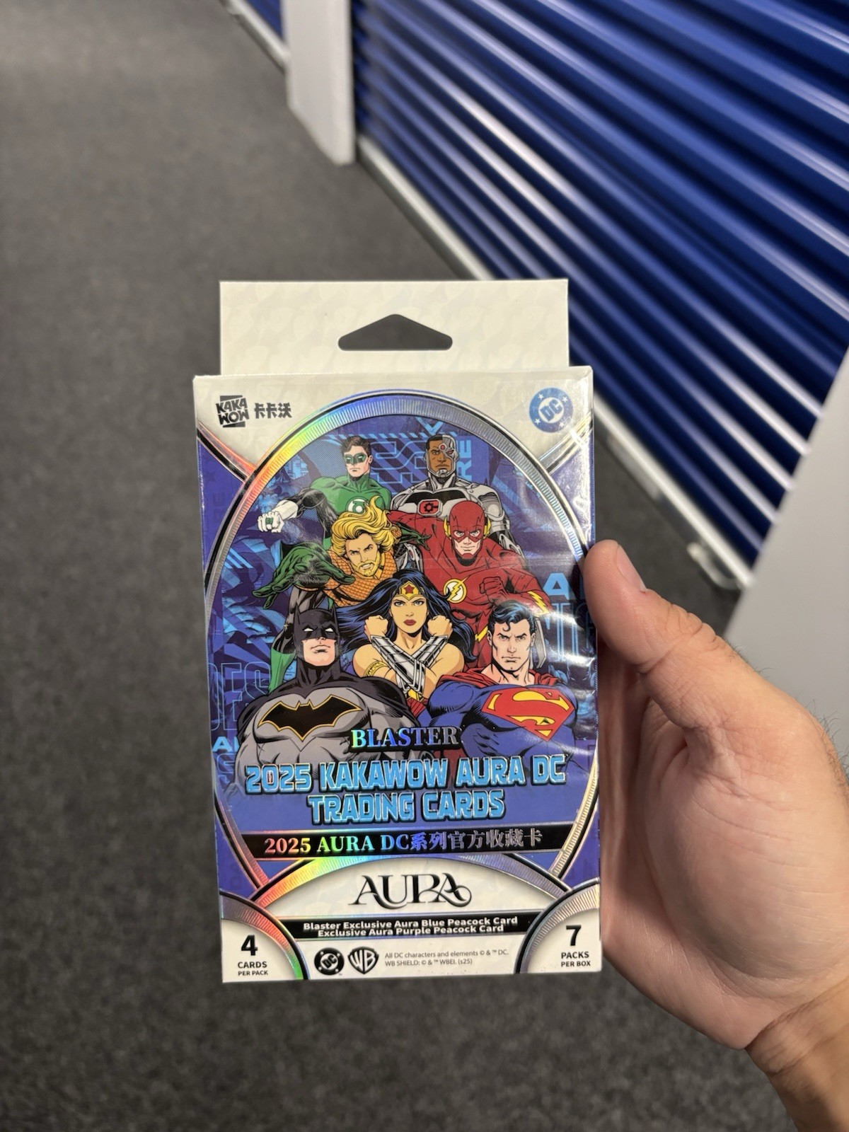 2025 Kakawow Aura DC Comics Trading Cards Sealed Blaster Box Peacock Exclusives