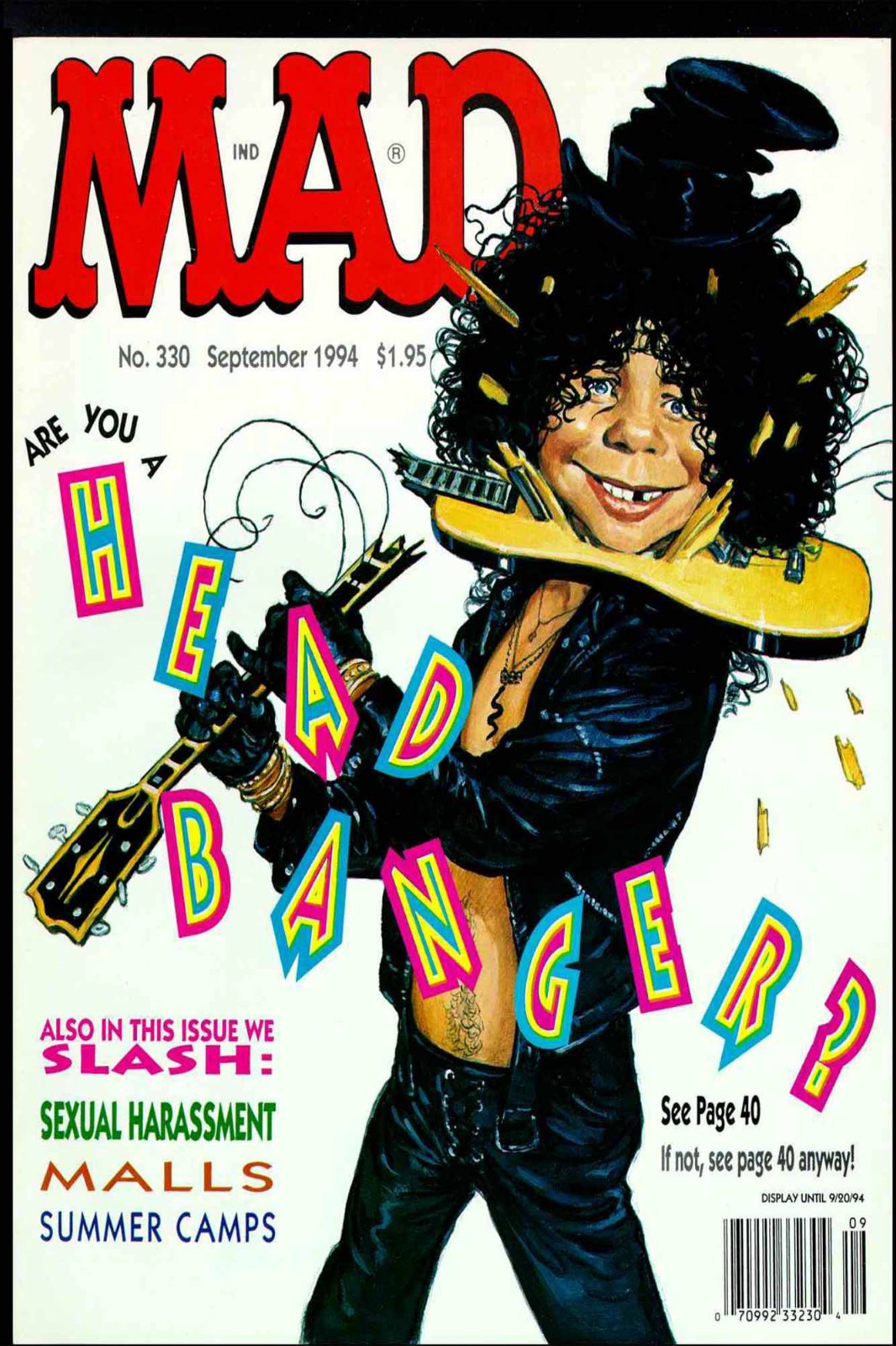 MAD, satire and comic magazine, PDF format 473 issues 1953-2008 on a USB drive
