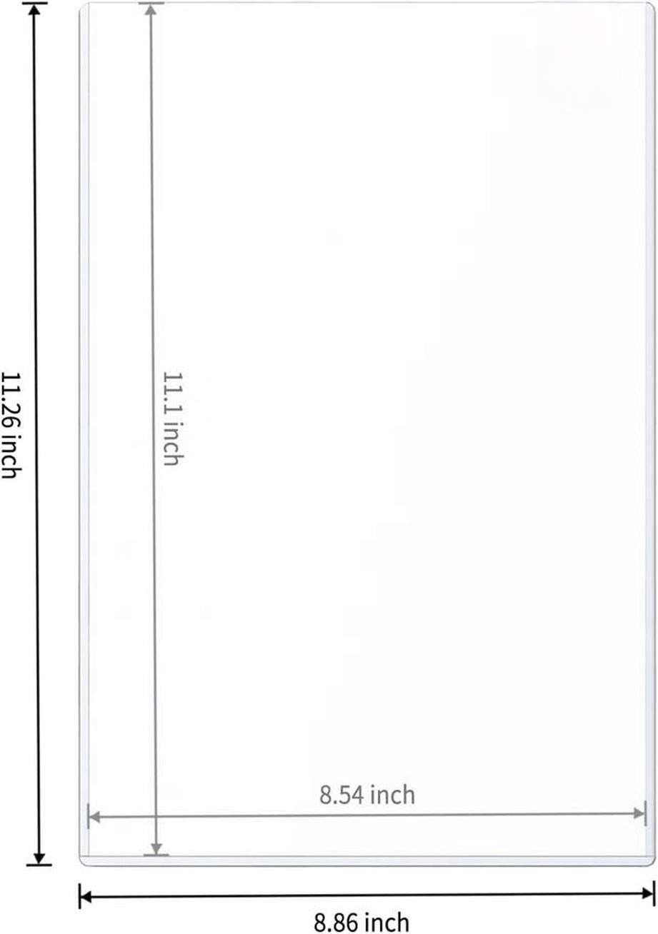 8.5×11-Inch Top-Loading Document Sleeves, Rigid Protective Case US STOCK
