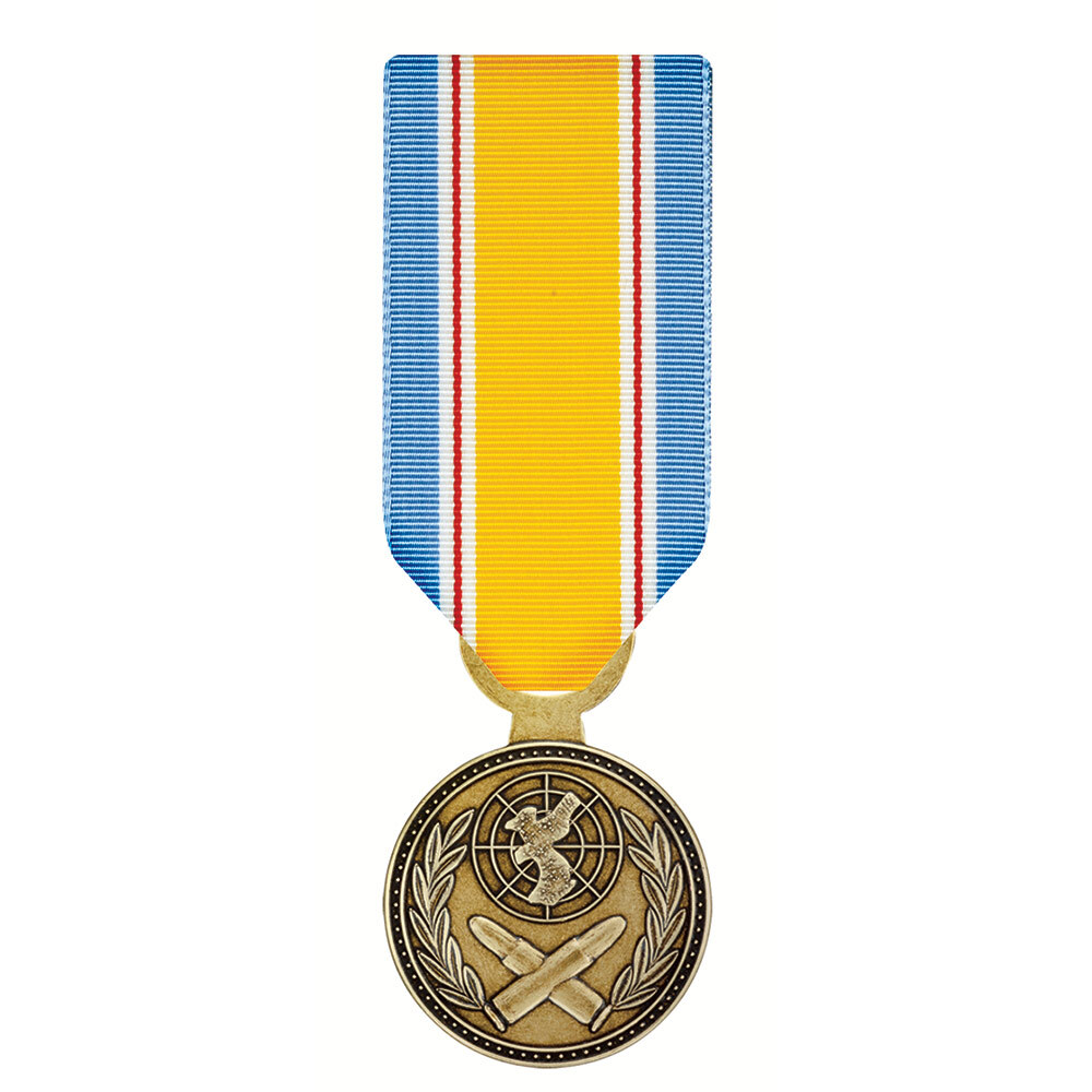 Republic Of Korea War Service Medal Miniature