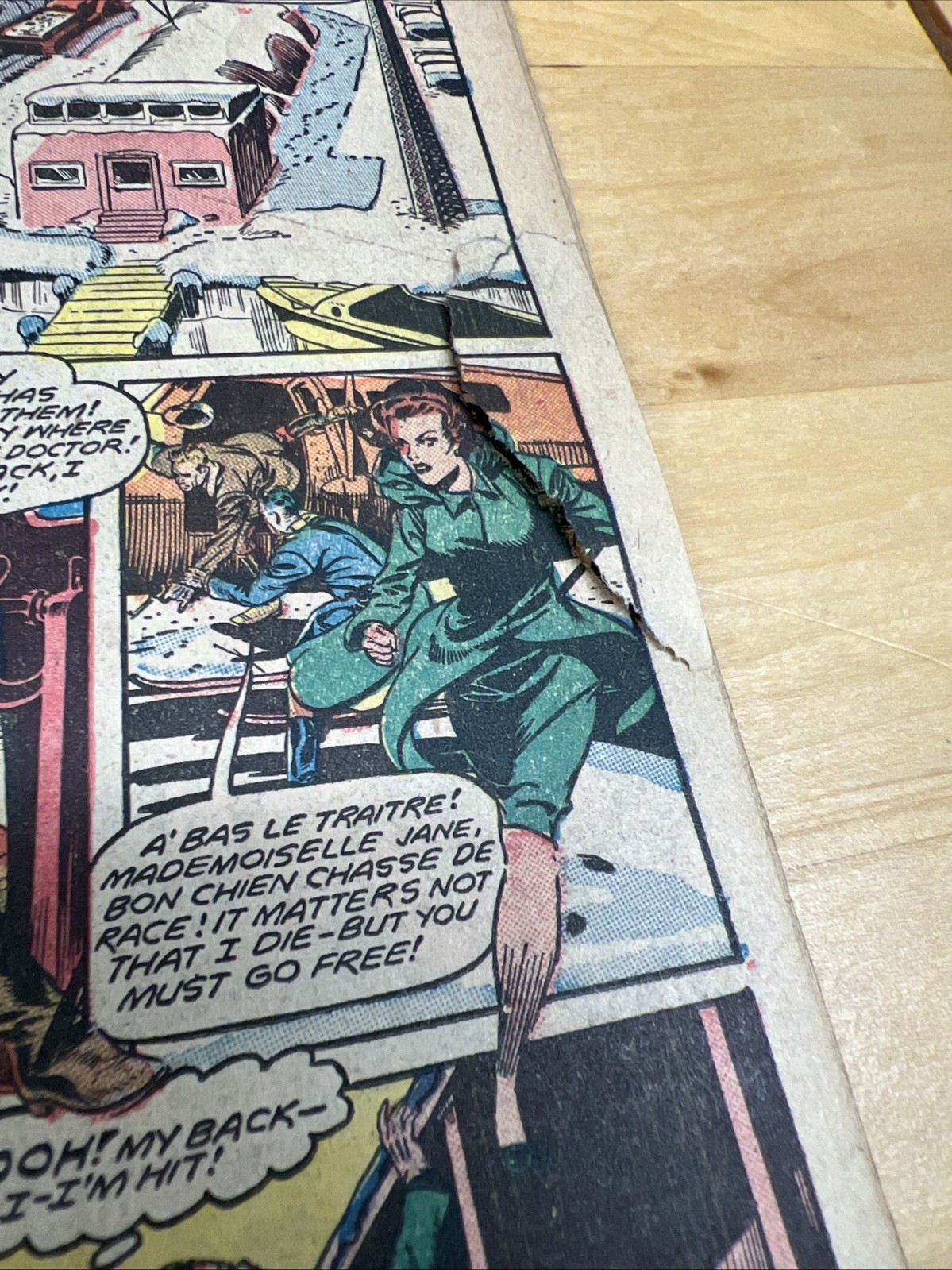 Wings Comics #98 1948 Woman In Peril GOLDEN AGE Good Condition
