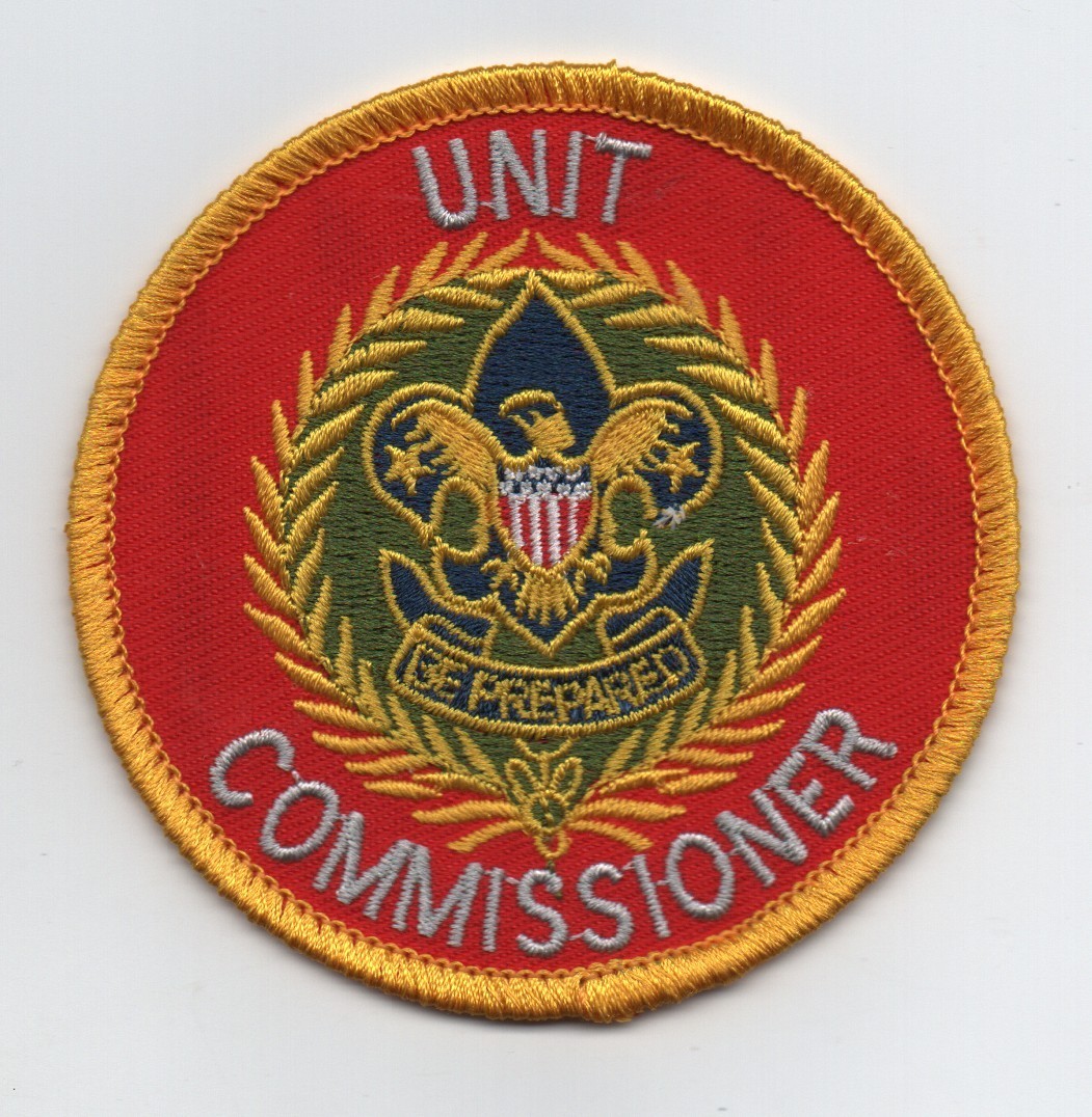 Unit Commissioner Patch (Current Style), NEW “Scouting America” Back, Mint!