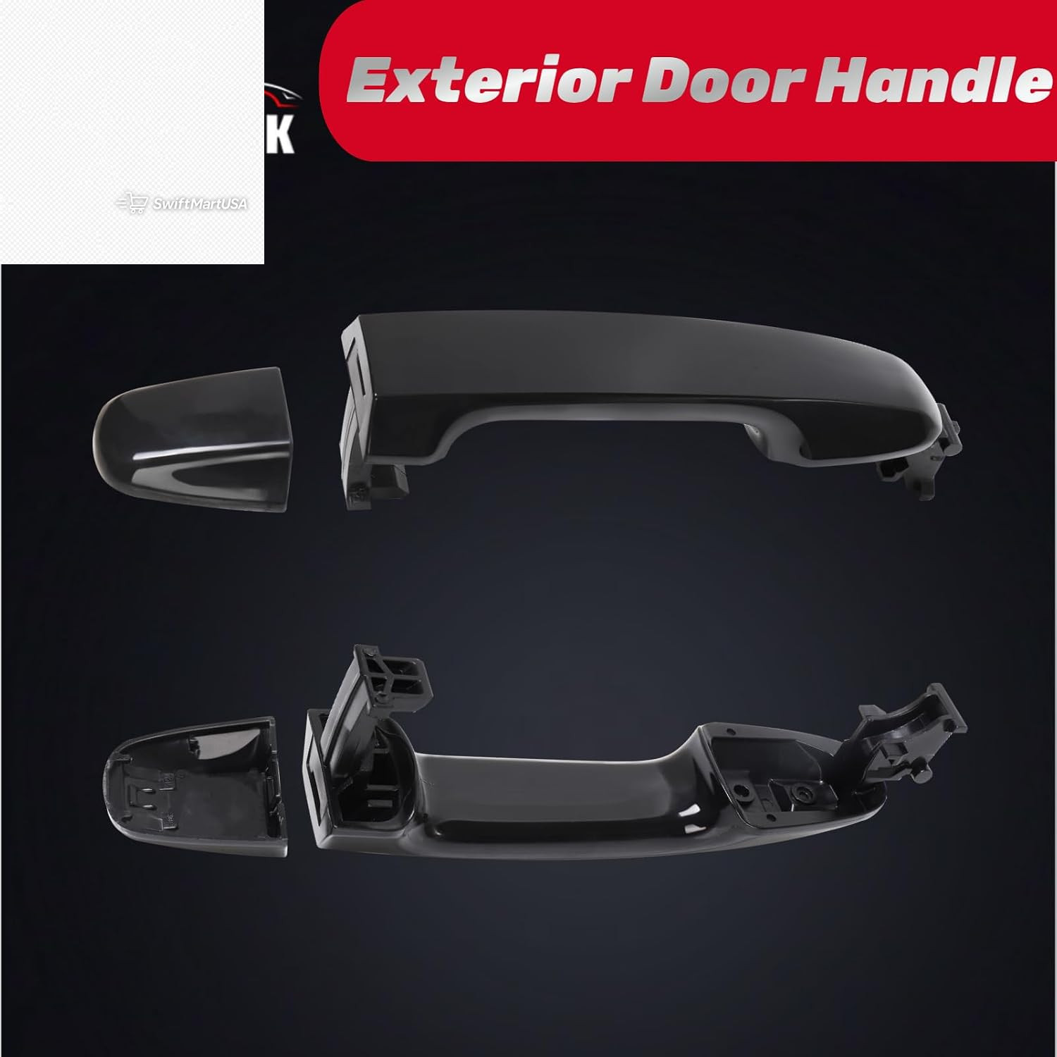 Rear Left Driver Or Right Passenger Exterior Door Handle For 12-17 Toyota Camry