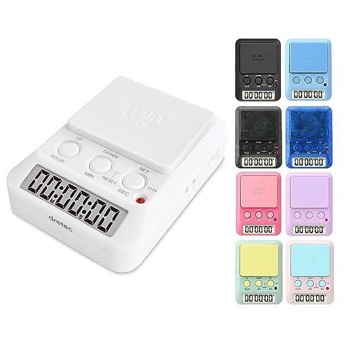 dretec Study Timer Time Up 2 Silent T-580WTDI White