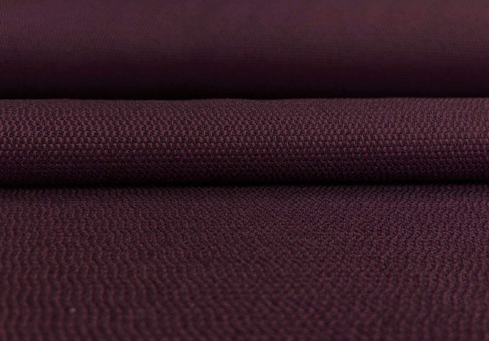 4.625 yds Maharam Messenger Cassis Burgundy Purple Polyester Upholstery Fabric