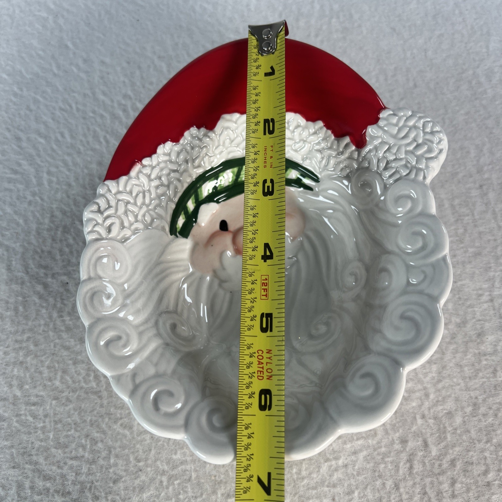 FITZ & FLOYD Santa Candy Dish/Dip Bowl-Stocking Stuffer