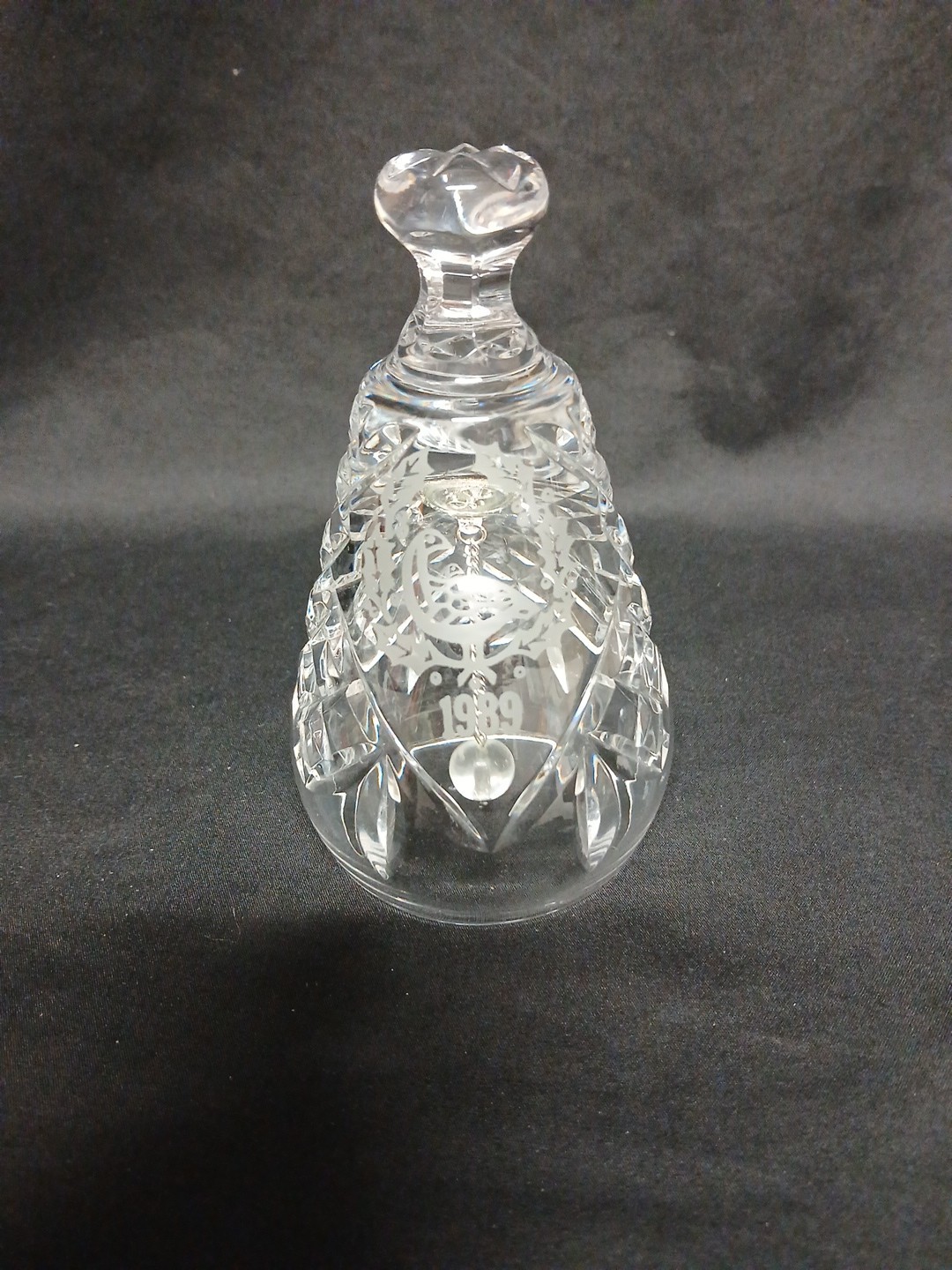 Waterford Crystal 1989 “Six Geese A Laying” Christmas Bell