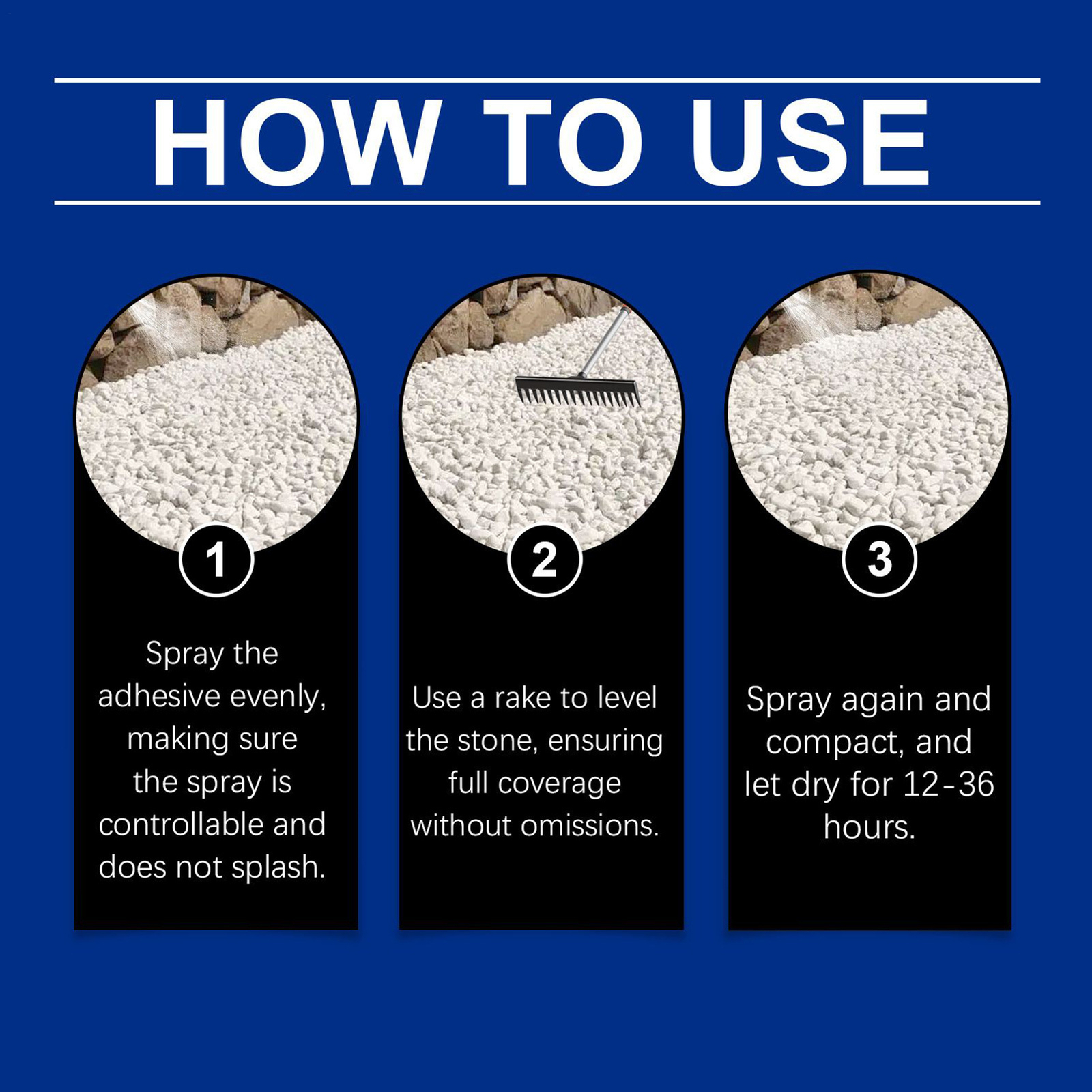 Gravel Binder Concentrated Rock Glue Mulch Sealer Adhesive For Landscaping