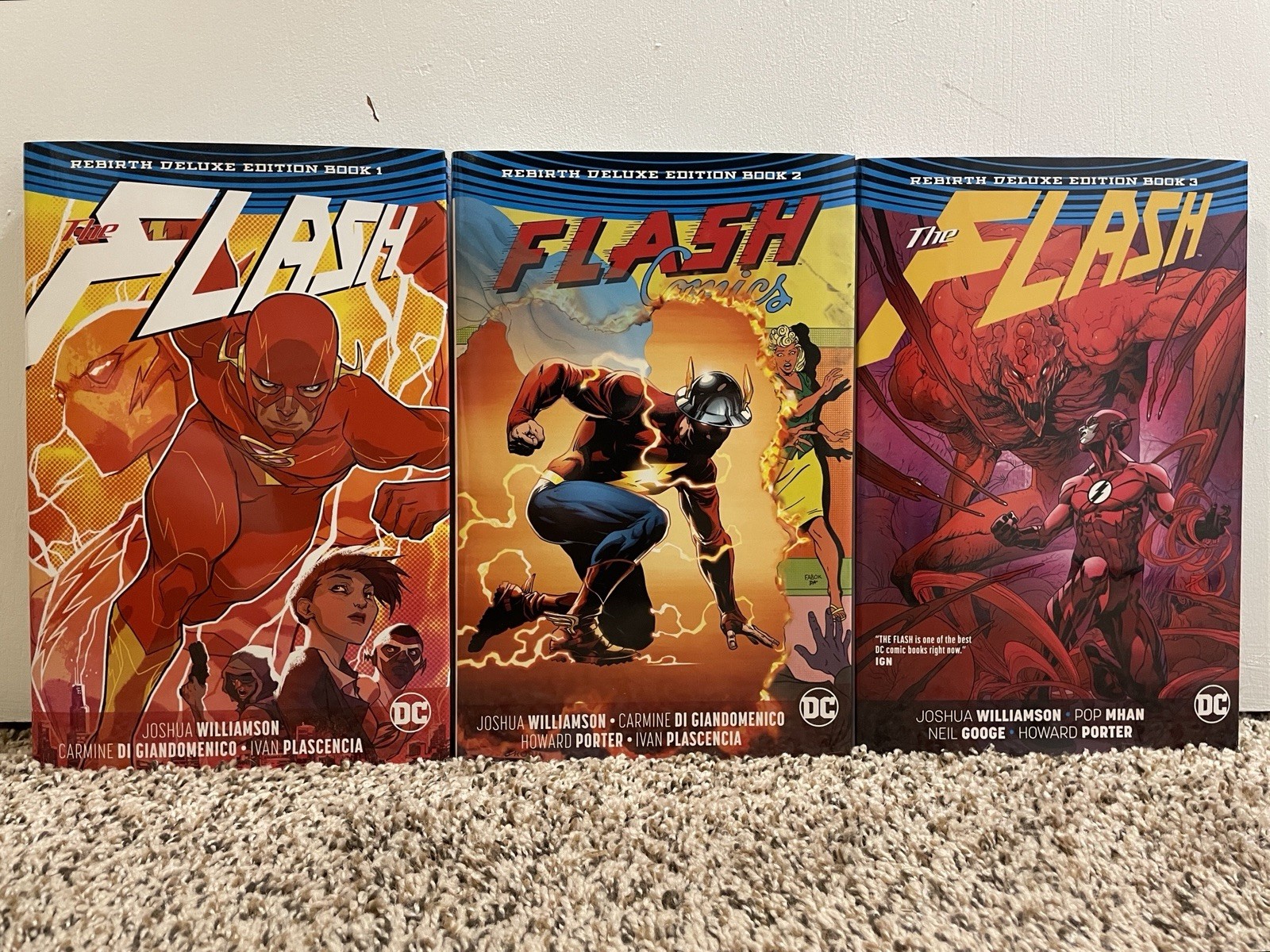 The Flash Rebirth Deluxe Edition Vol. 1-3