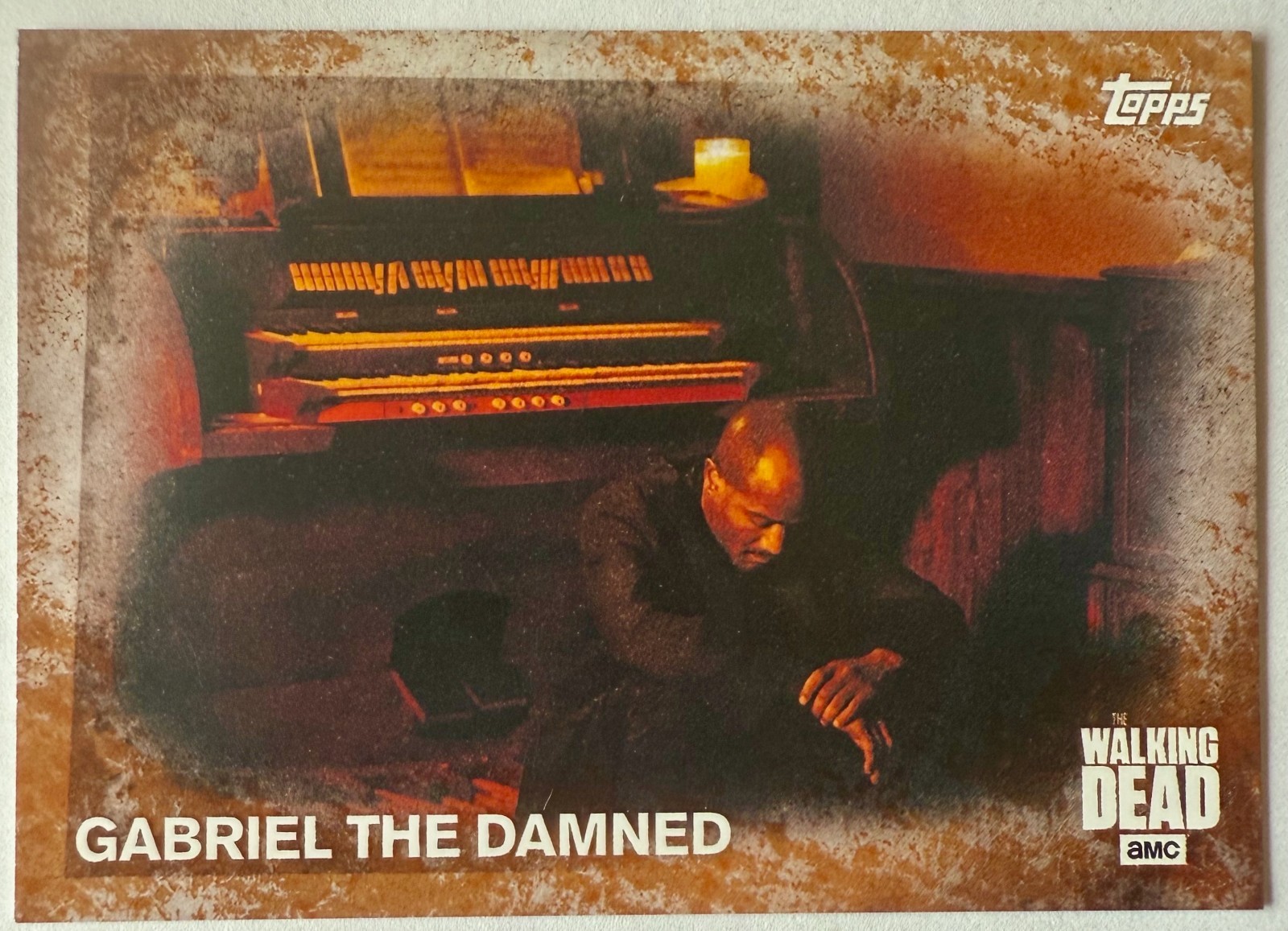 Walking Dead Season 5 Parallel RUST Card #14 GABRIEL 23/99 Gabriel the Damned