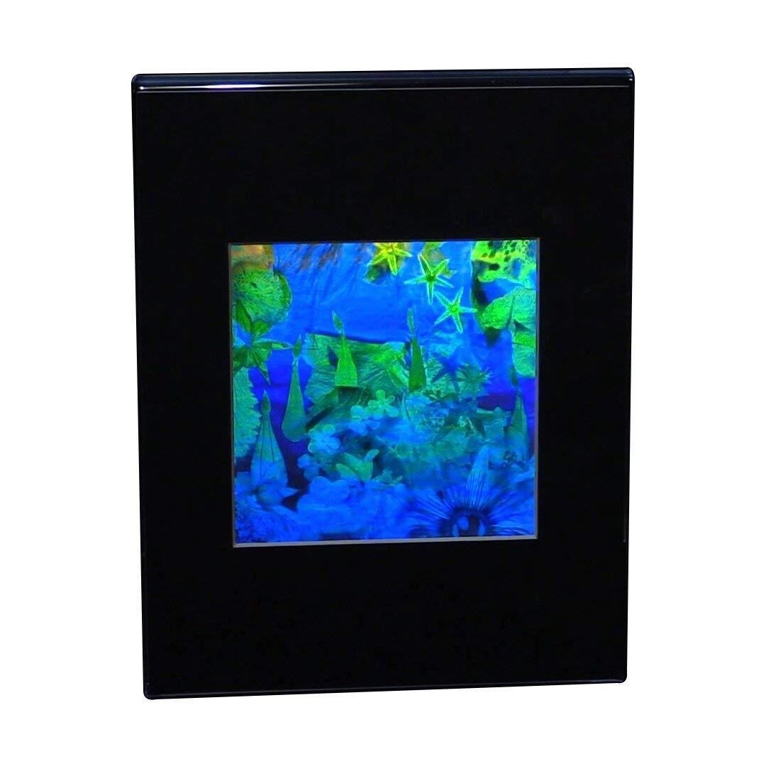 3D Undersea Hologram Picture DESK STAND, Collectible EMBOSSED Type Film