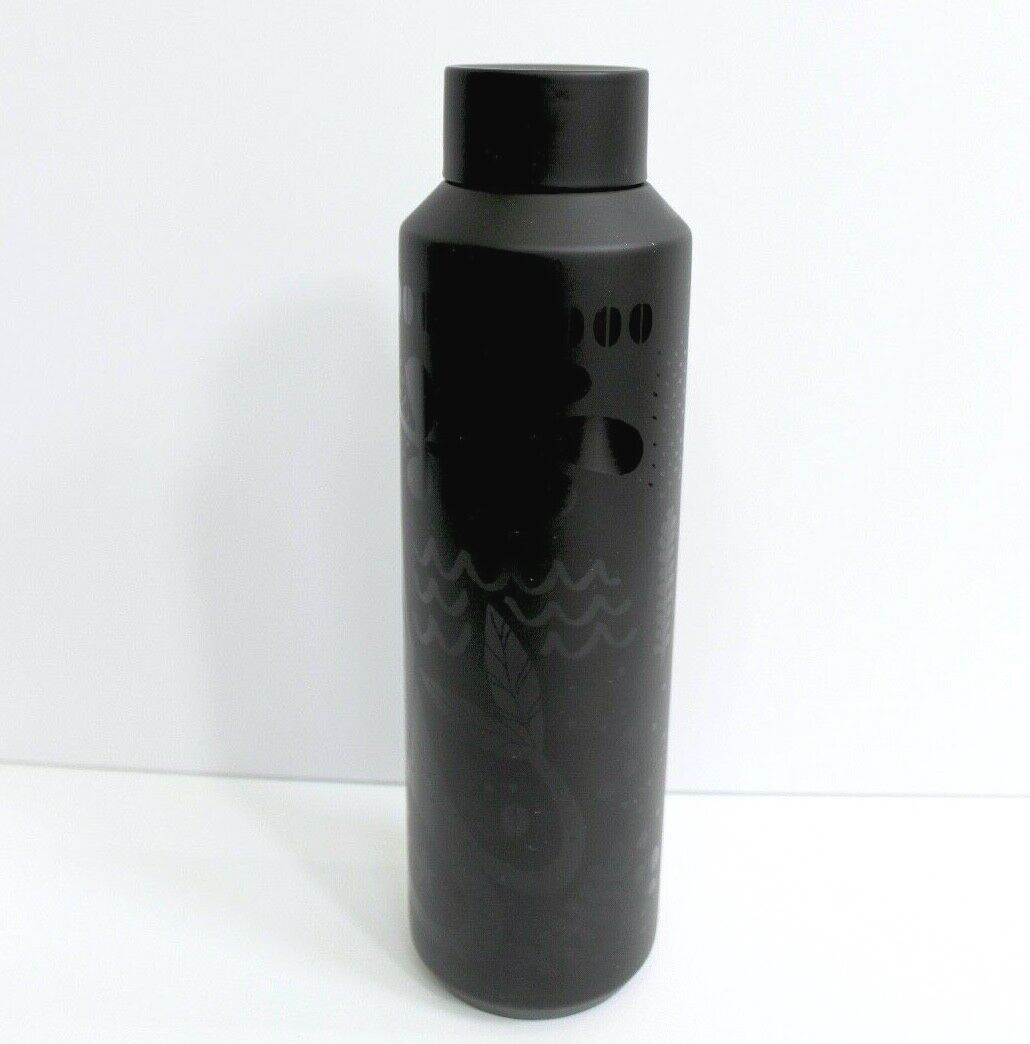 Starbucks Matte Black Siren Vacuum Insulated Stainless Steel Water Bottle 20oz