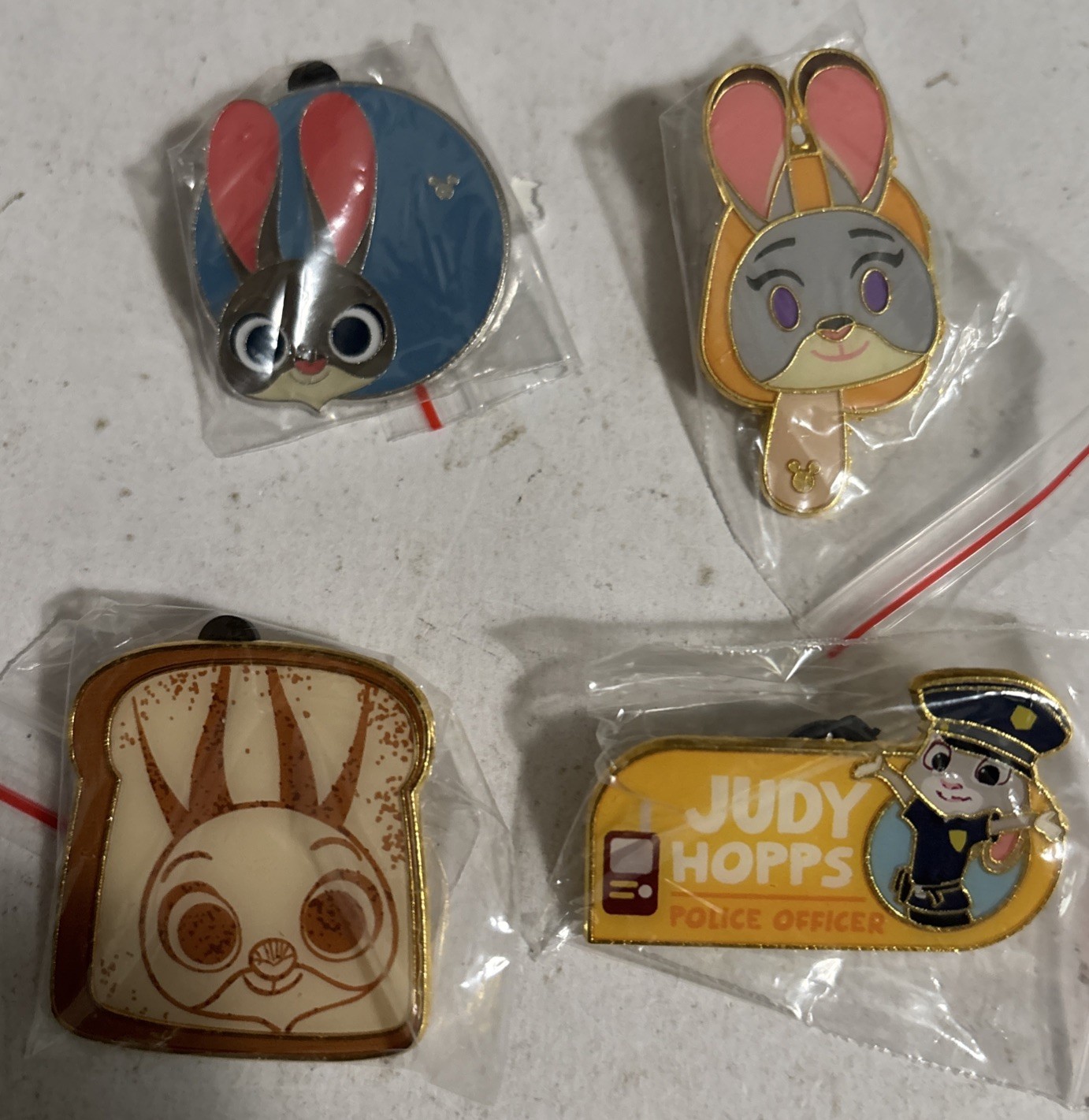 Disney ZOOTOPIA Judy Hopps Set of 4