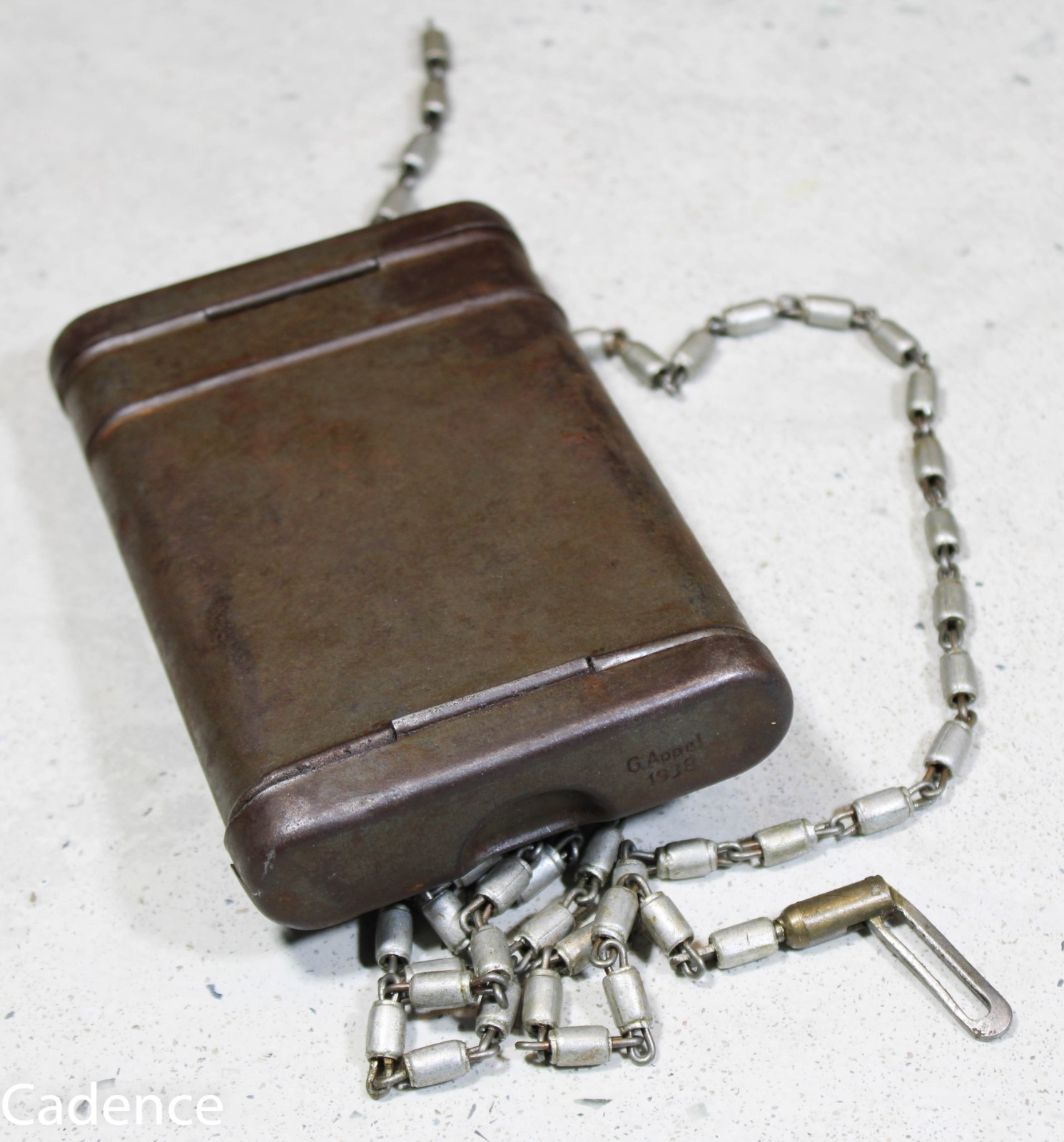 WW2 German K98 Rifle Cleaning Kit W/ Chain Oiler & Tool G. Appel 1938. Good S925