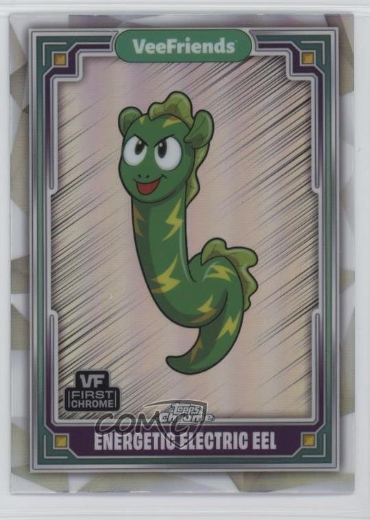 2025 Topps Chrome VeeFriends Refractor Energetic Electric Eel #84 9et