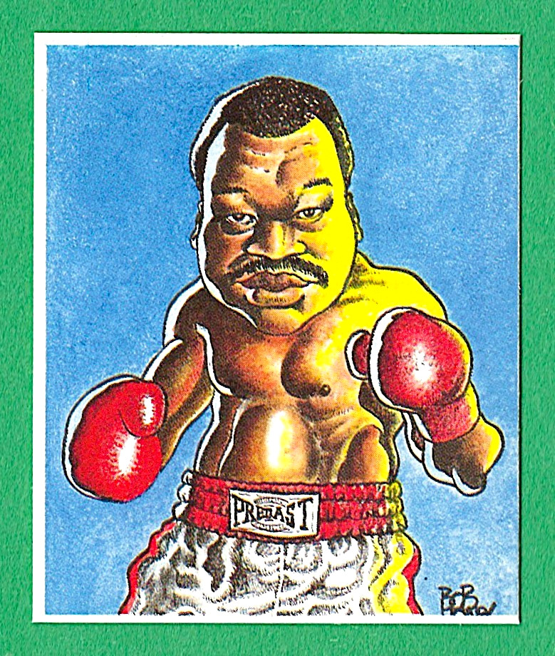 1993 JM BRINDLEY “WORLD BOXERS” Part 2 – BOB HOARE – LARRY HOLMES – Card #9