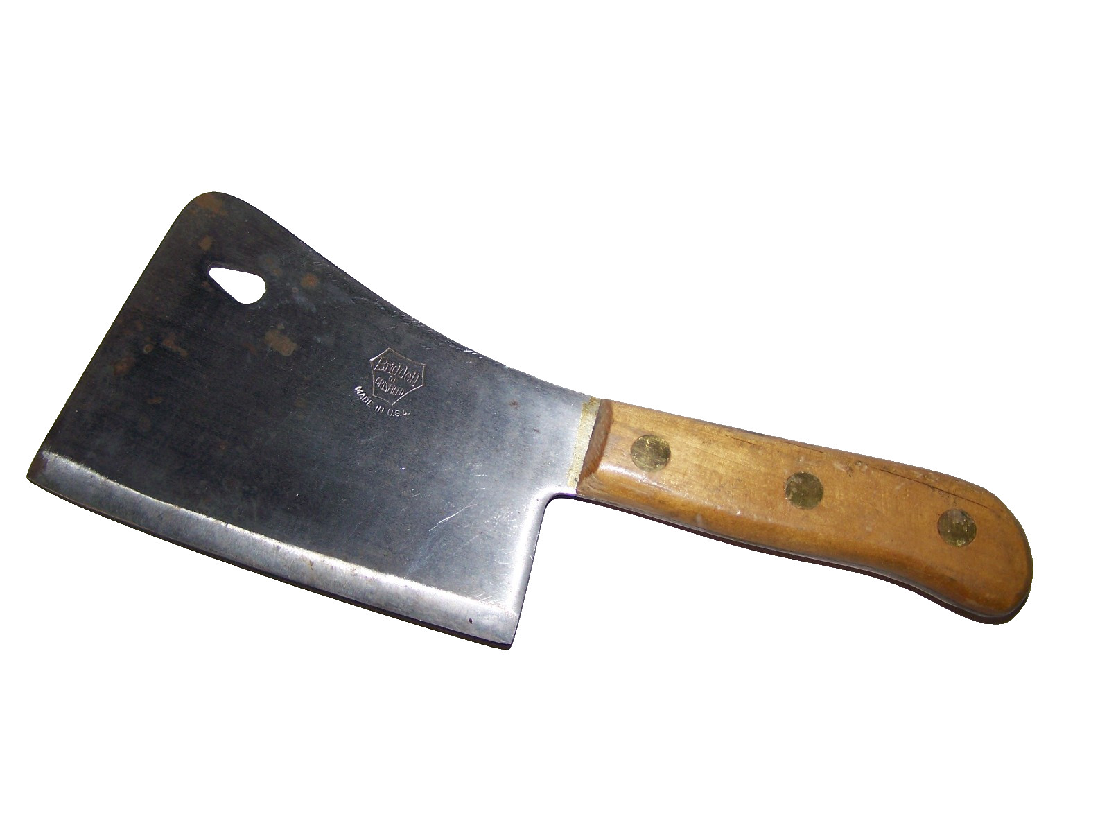 vintage Briddell 6″ Meat Cleaver Made In USA