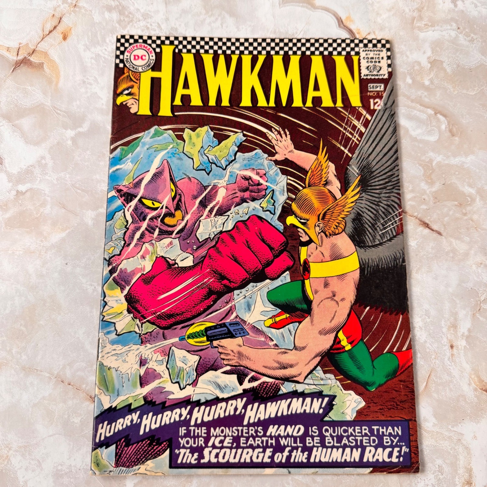 DC Comics Hawkman No. 15 Multicolor Silver Age 1966 Vintage Comic
