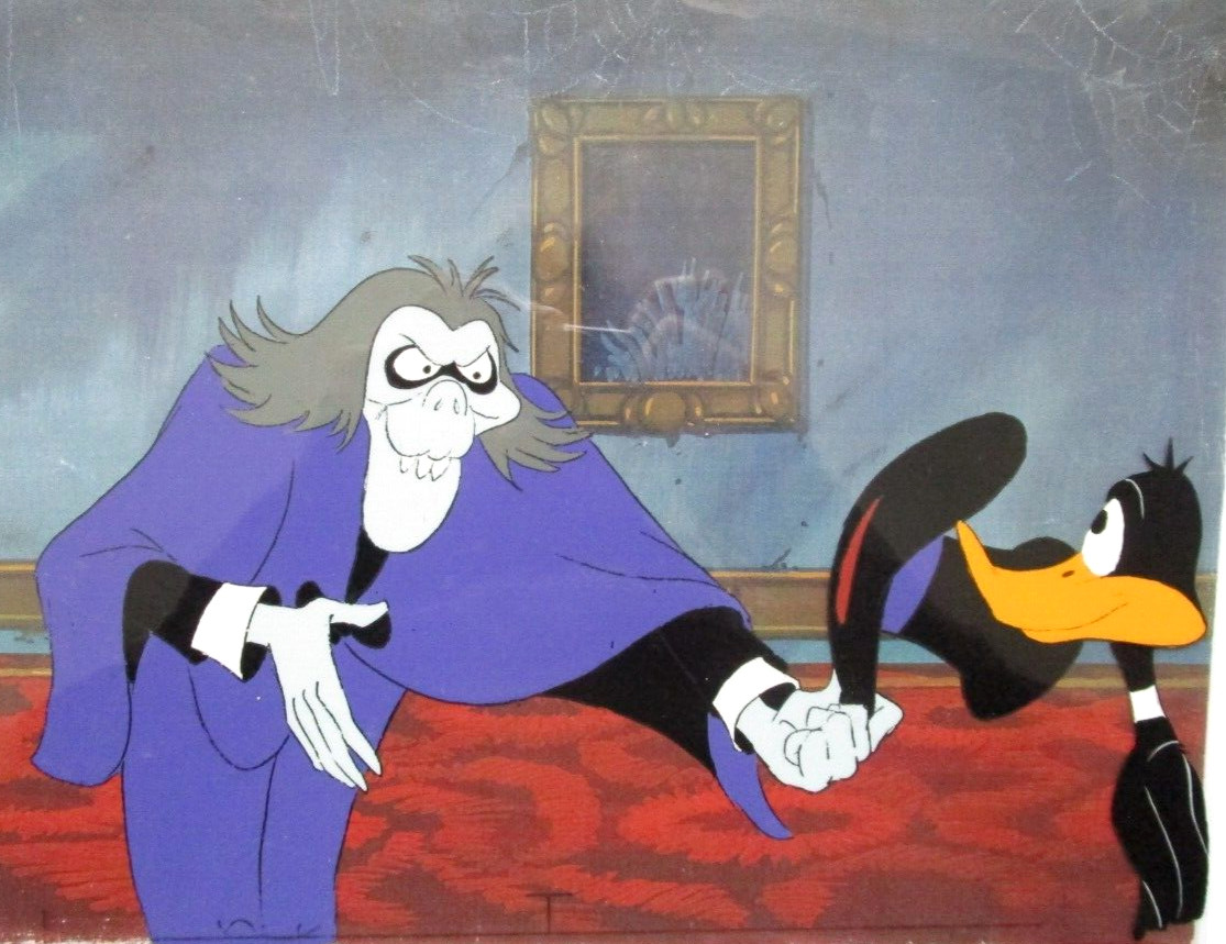 DAFFY MEETS THE GROOVIE GOOLIES Original PRODUCTION cel DRAWING monsters phantom