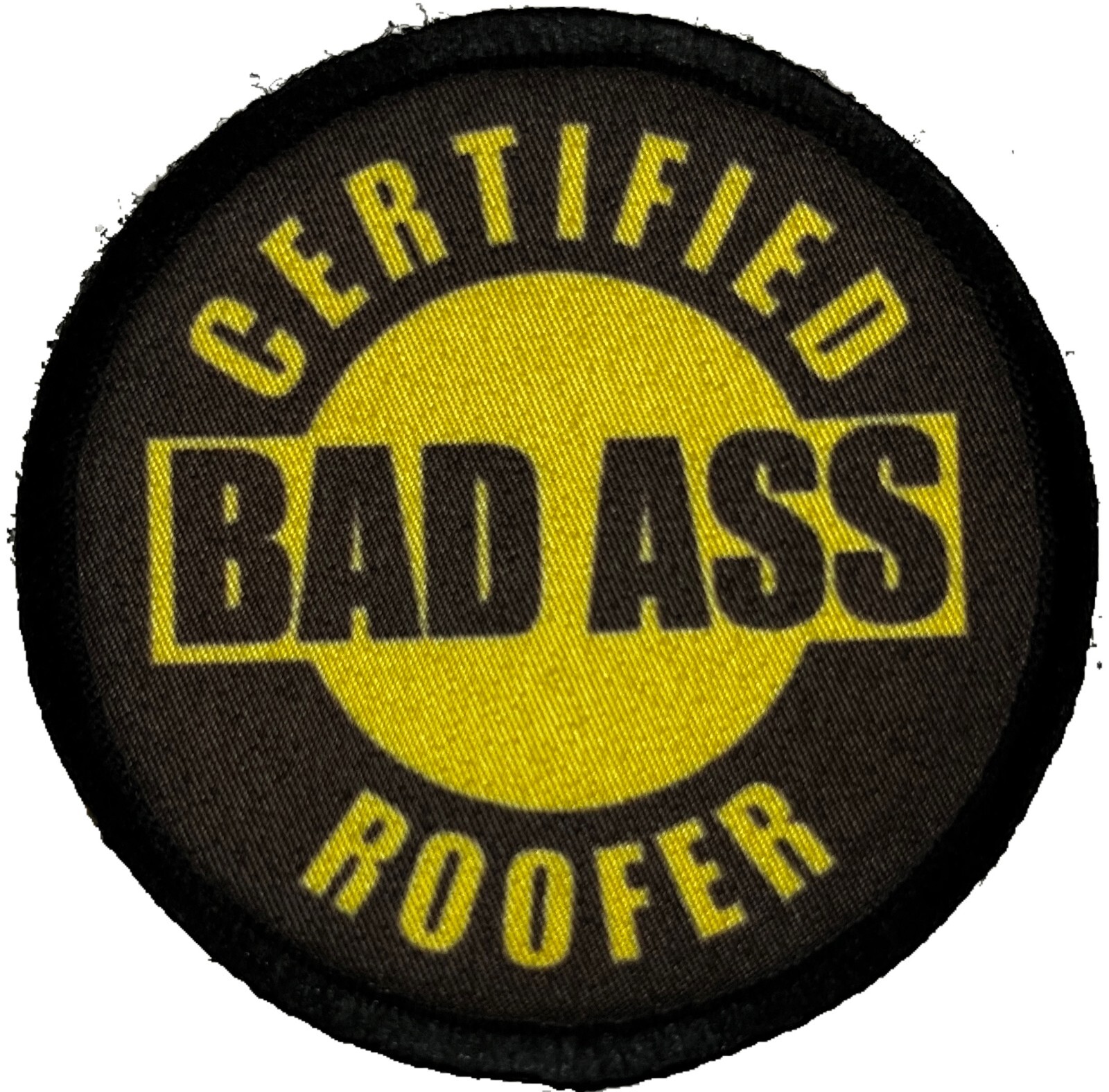 3″ Certified Badass Trucker Morale Patch Tactical Military Flag USA