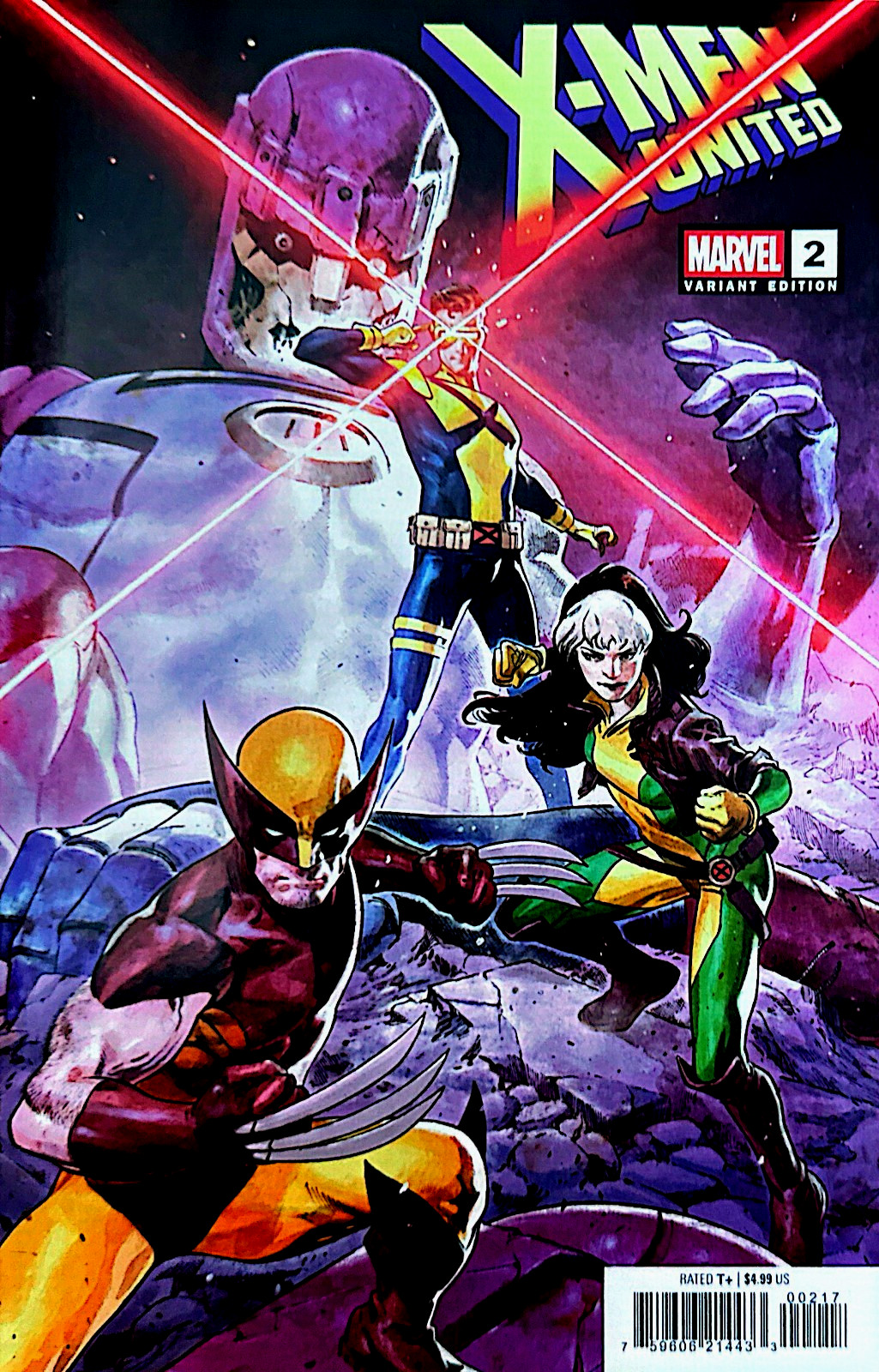 X-MEN UNITED #2 COVER E INCENTIVE JEROME OPENA SHADOWS OF TOMORROW VARIANT NM