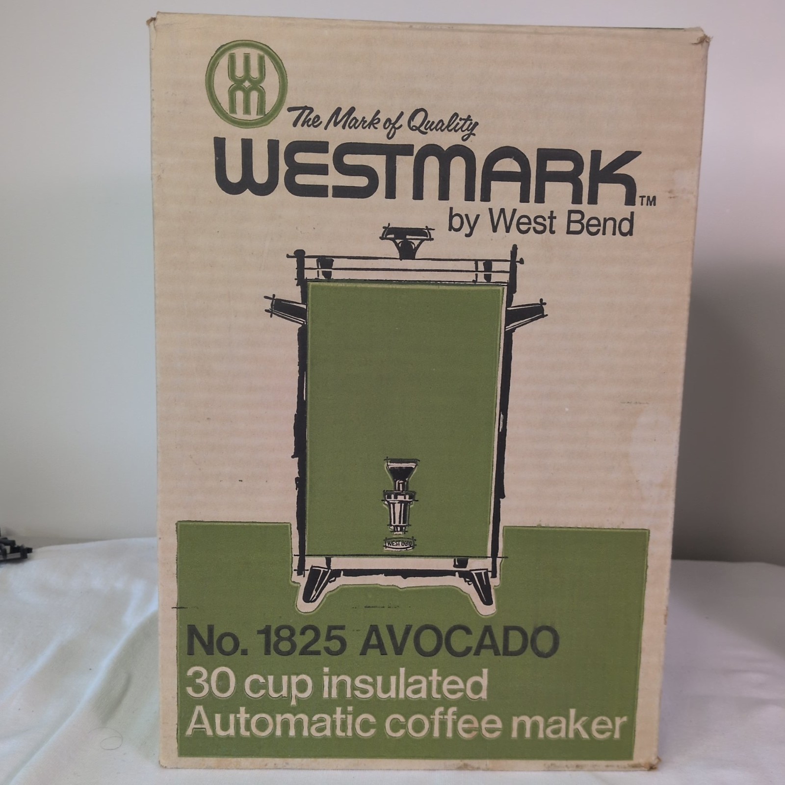 West Bend Westmark 30 Cup Insulated Automatic Coffee Maker Avocado Green #11825