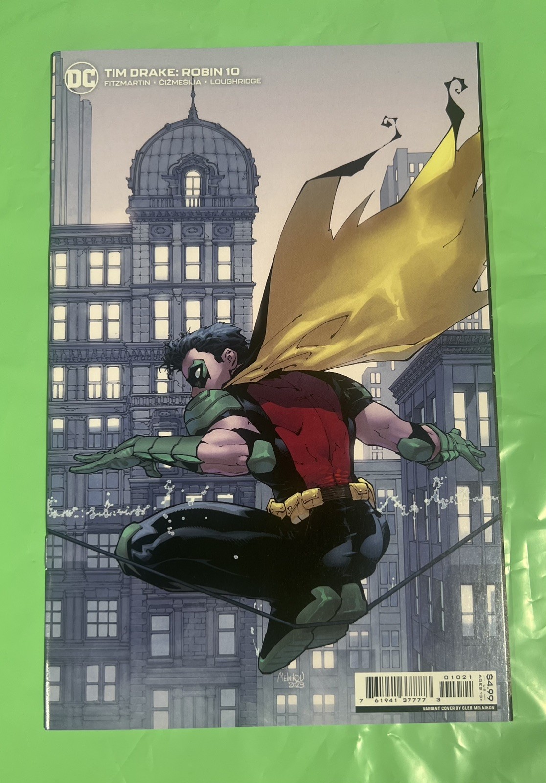 Tim Drake Robin #10 Gleb Melnikov Cover B Variant DC Comics 2023 Rare HTF. NM-