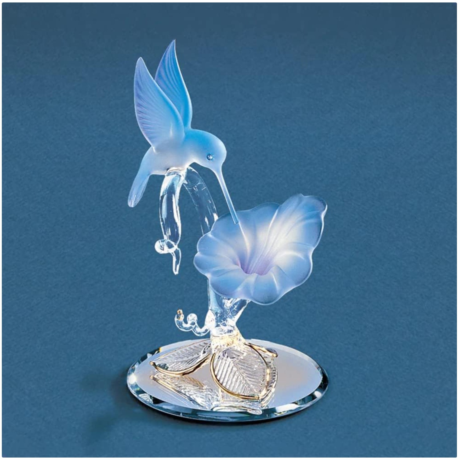 Swarovski Crystal Hummingbird Sculpture