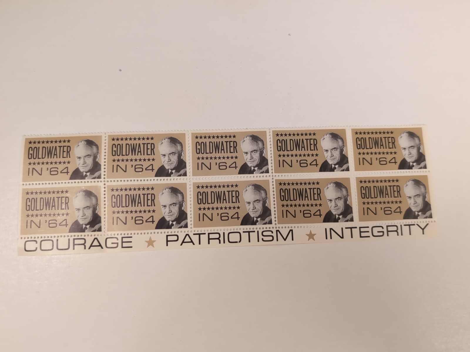 Barry Goldwater 1964 Stamps